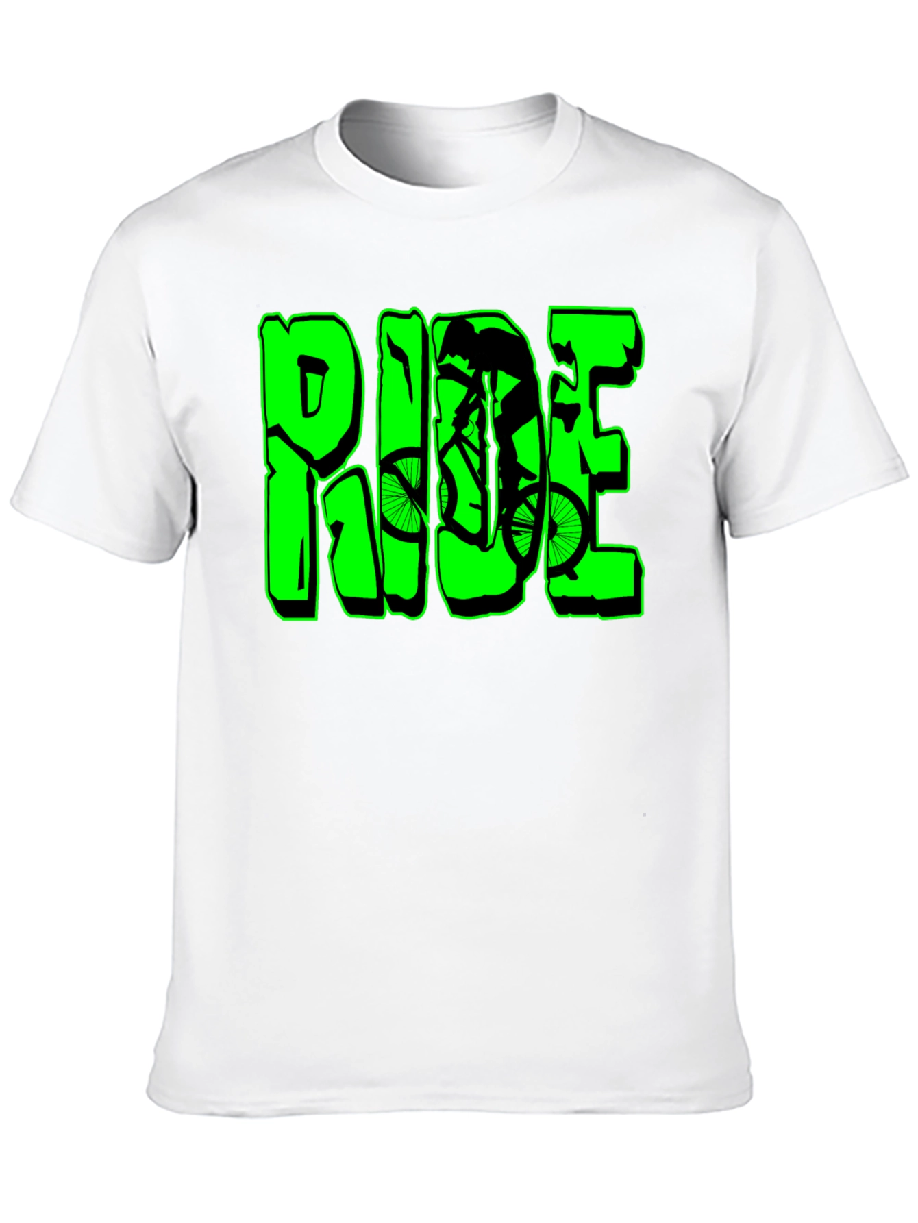 Ride Mountain Bike Graphic Tee - Cool Biker Shirt