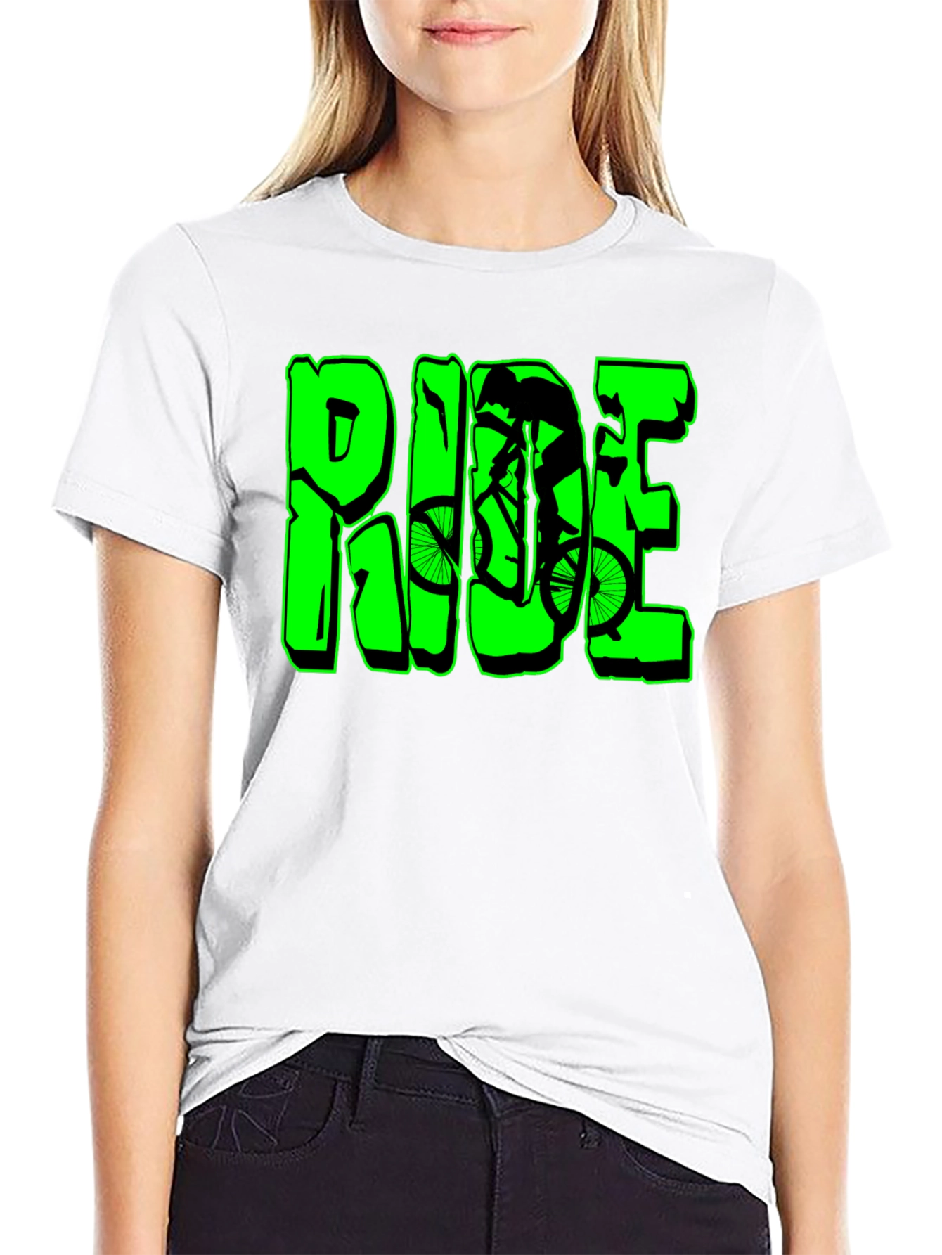 Ride Mountain Bike Graphic Tee - Cool Biker Shirt