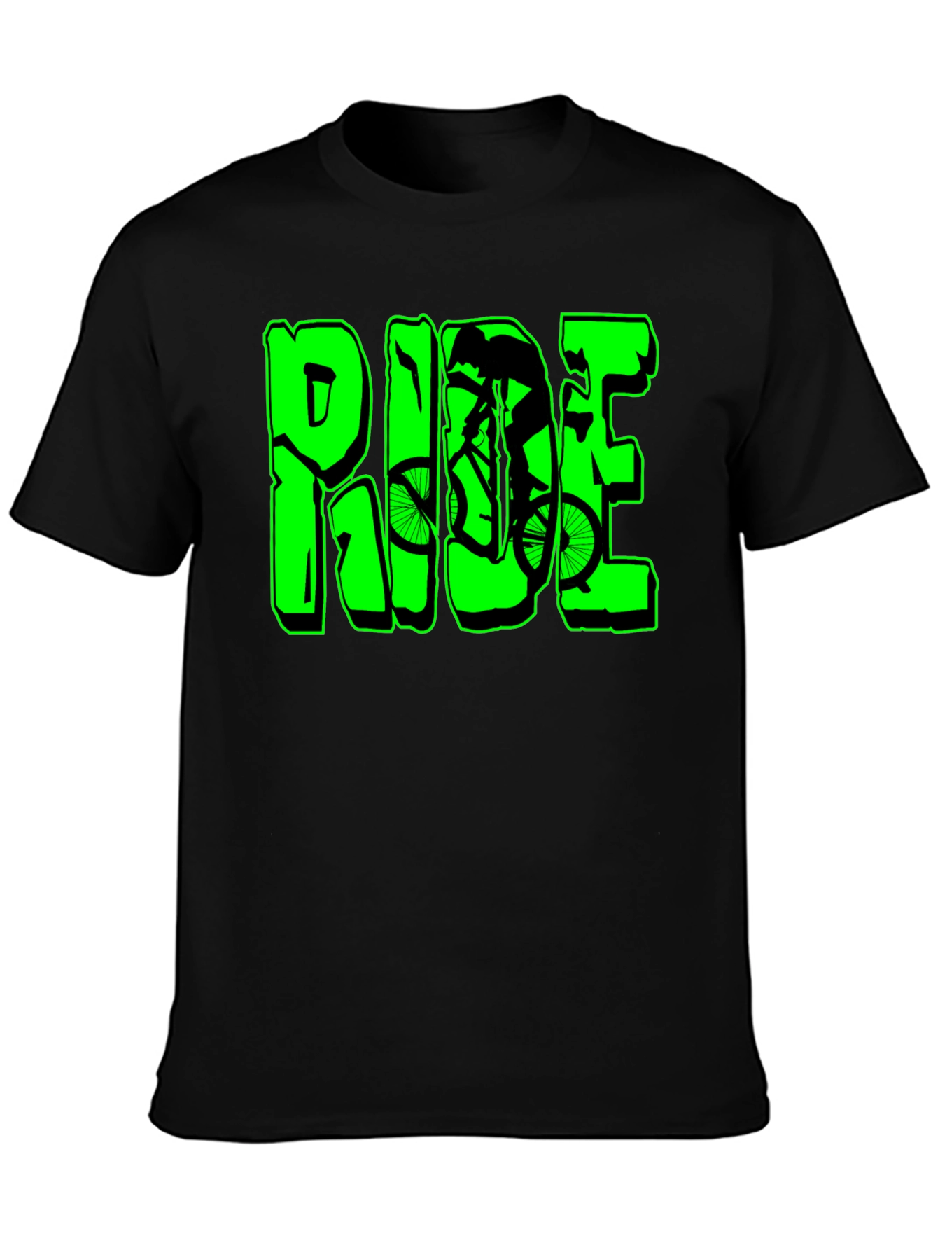 Ride Mountain Bike Graphic Tee - Cool Biker Shirt