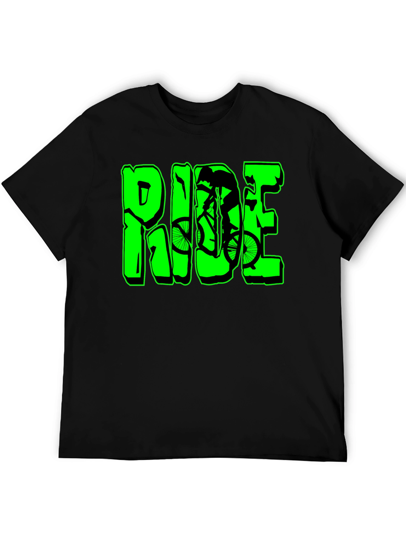 Ride Mountain Bike Graphic Tee - Cool Biker Shirt