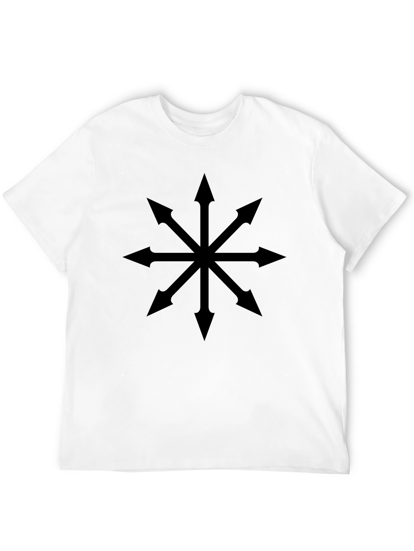 Chaos Star T-Shirt - Black Cotton Blend
