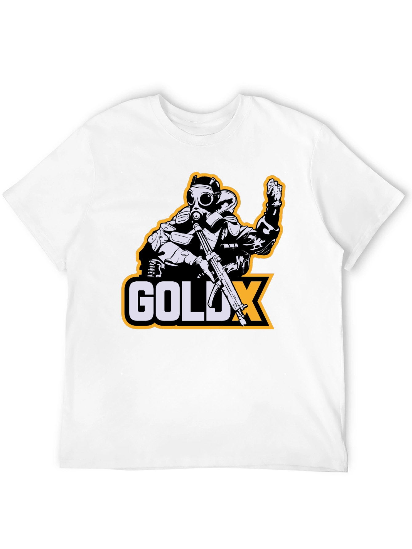 GOLDX Gas Mask Graphic Tee - Stylish & Unique