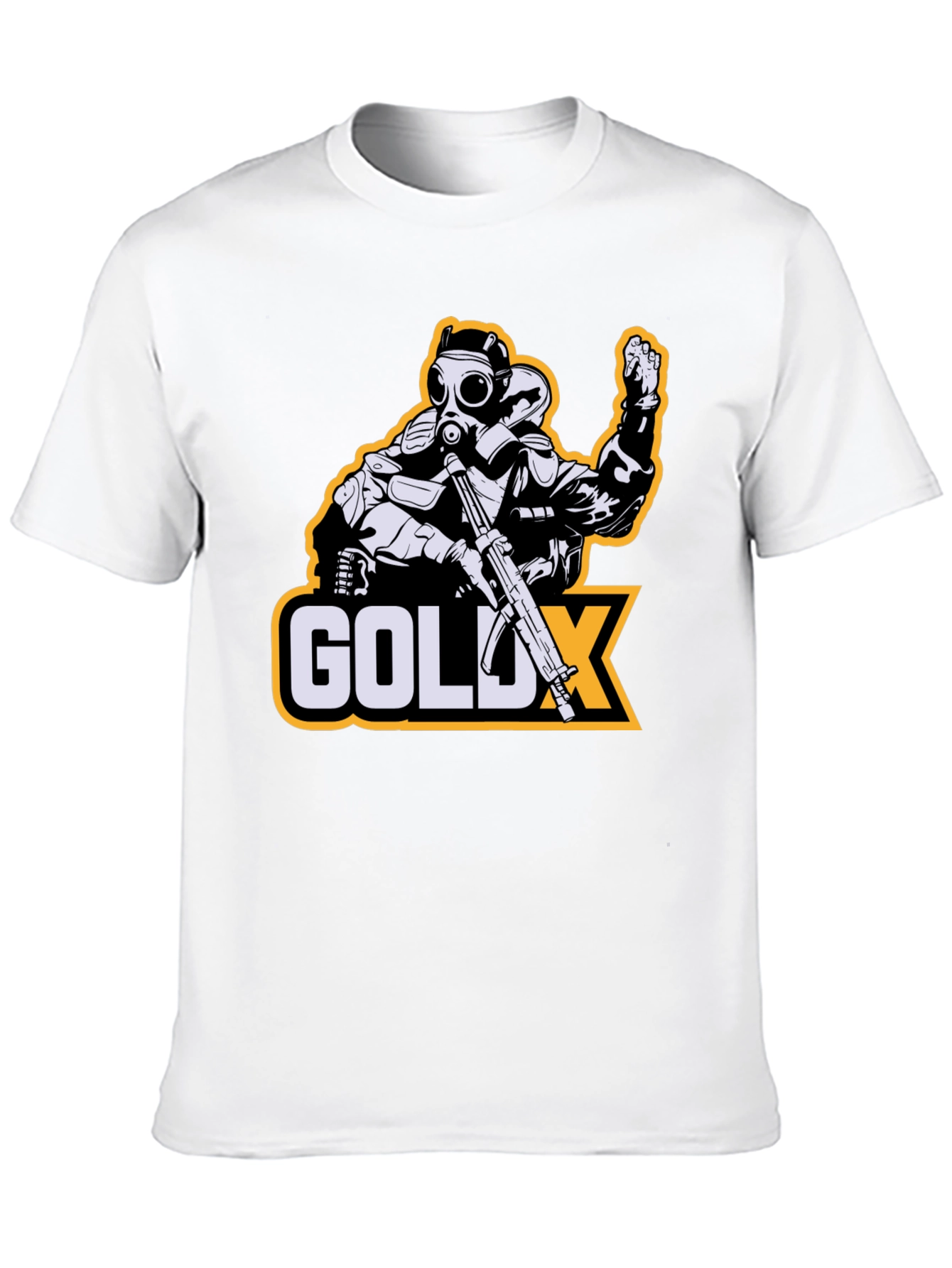 GOLDX Gas Mask Graphic Tee - Stylish & Unique