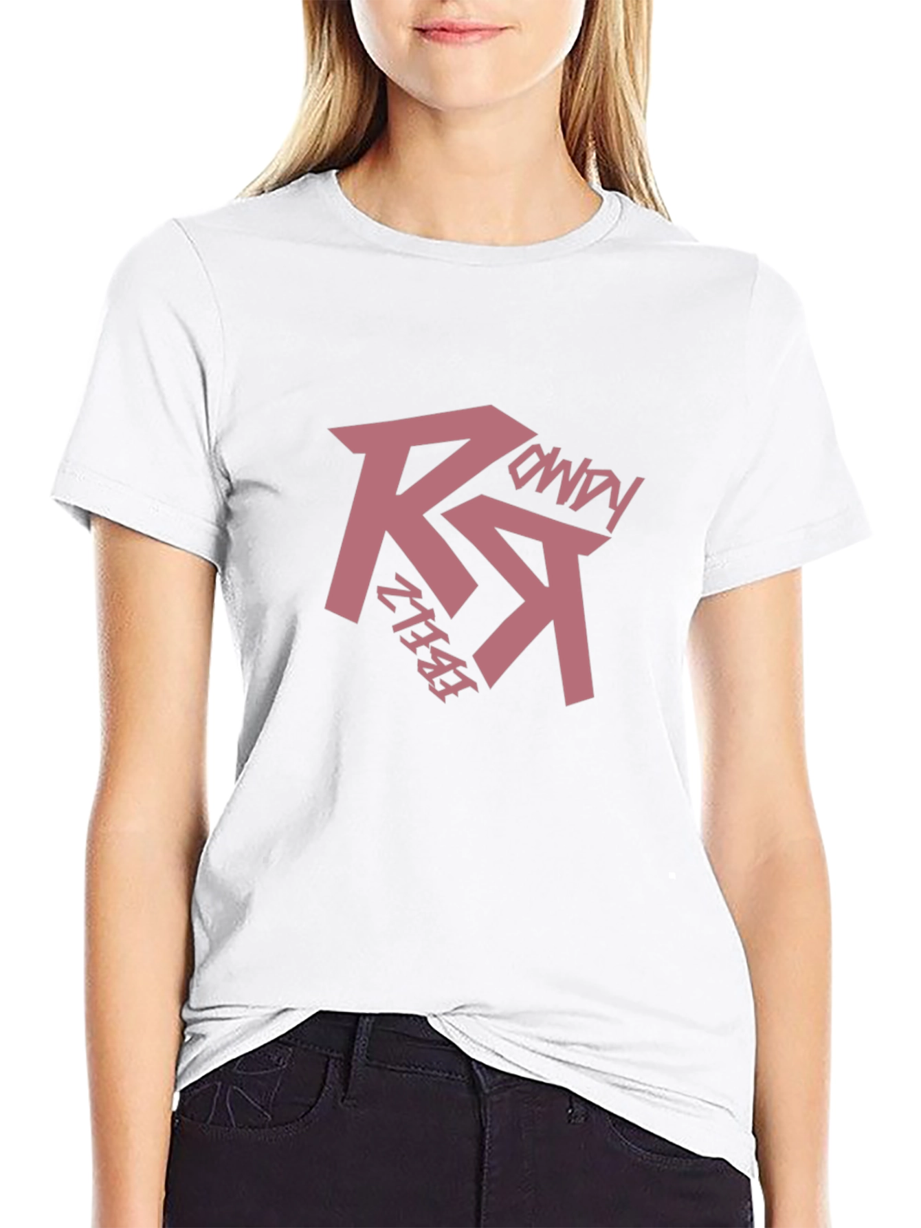 Rebelz Rowdy Black Graphic Tee