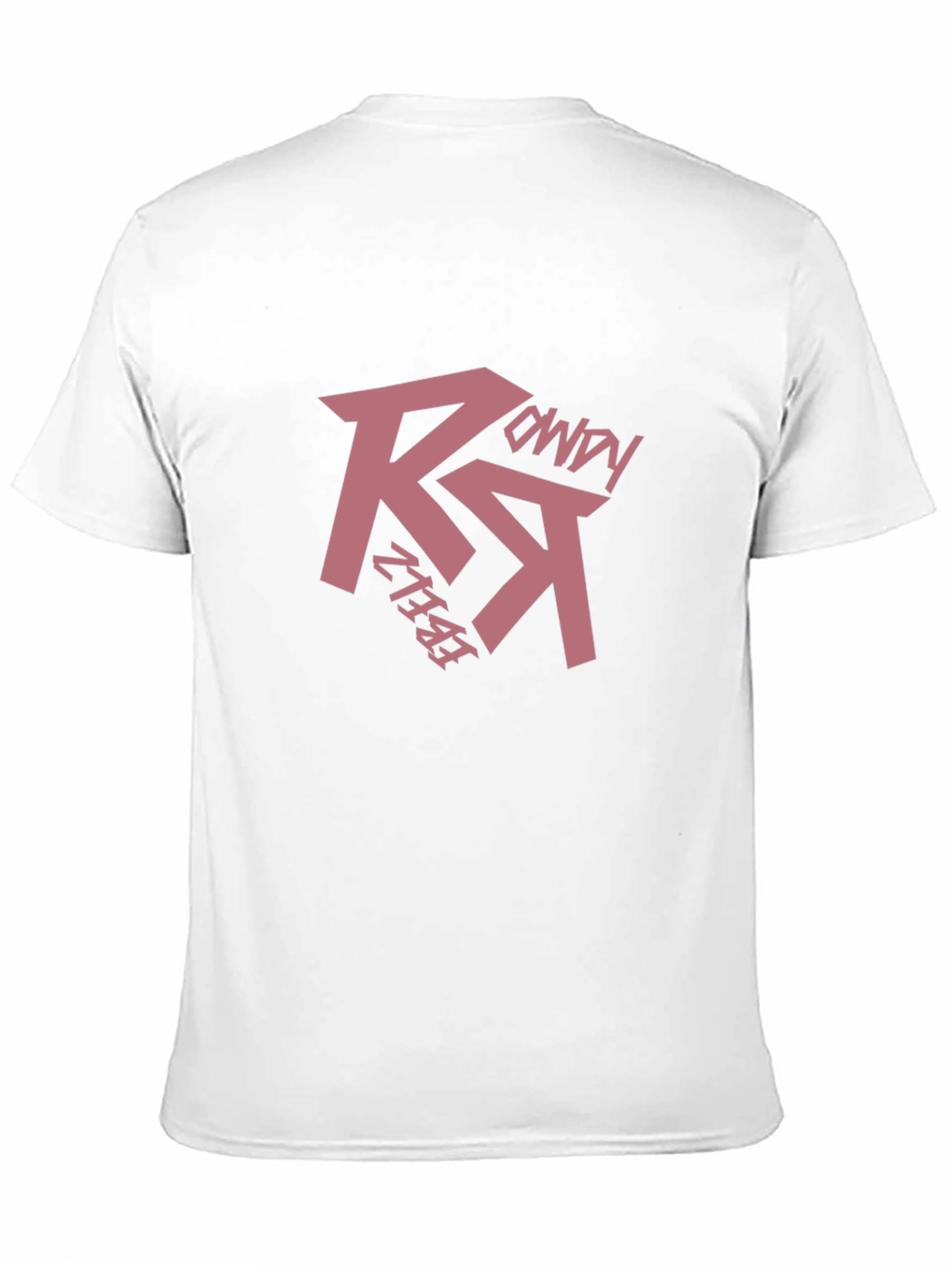 Rebelz Rowdy Black Graphic Tee