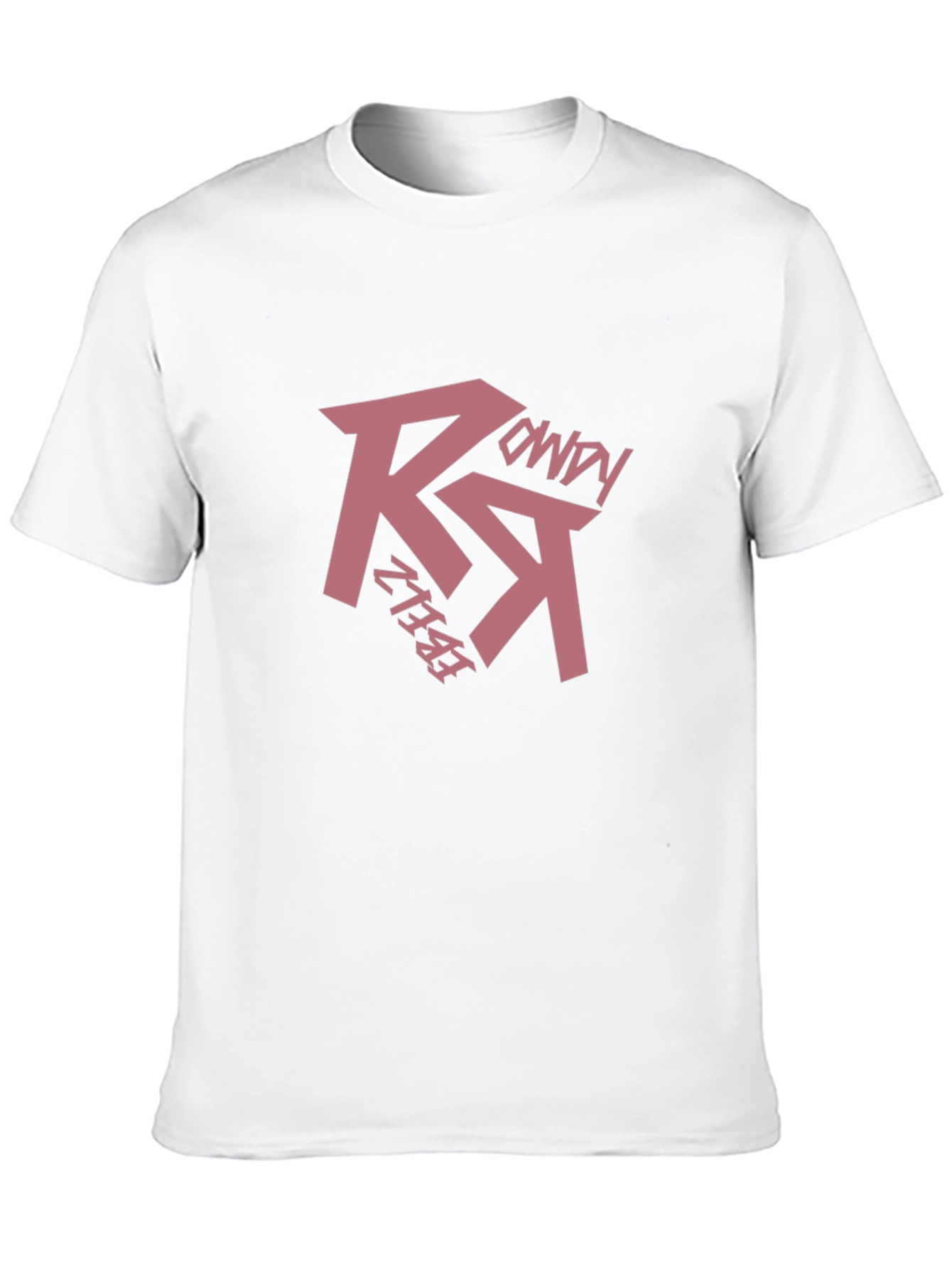 Rebelz Rowdy Black Graphic Tee