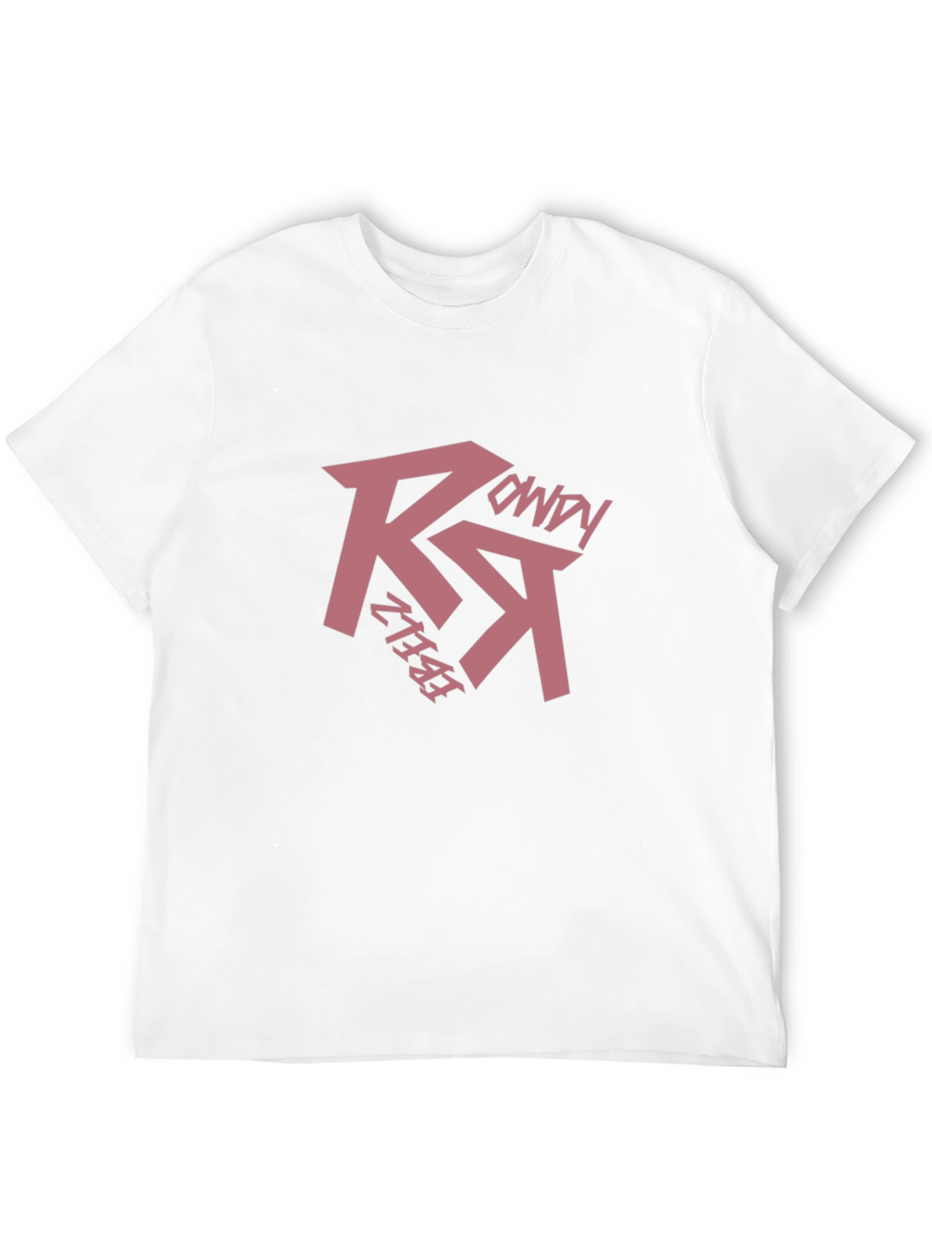 Rebelz Rowdy Black Graphic Tee