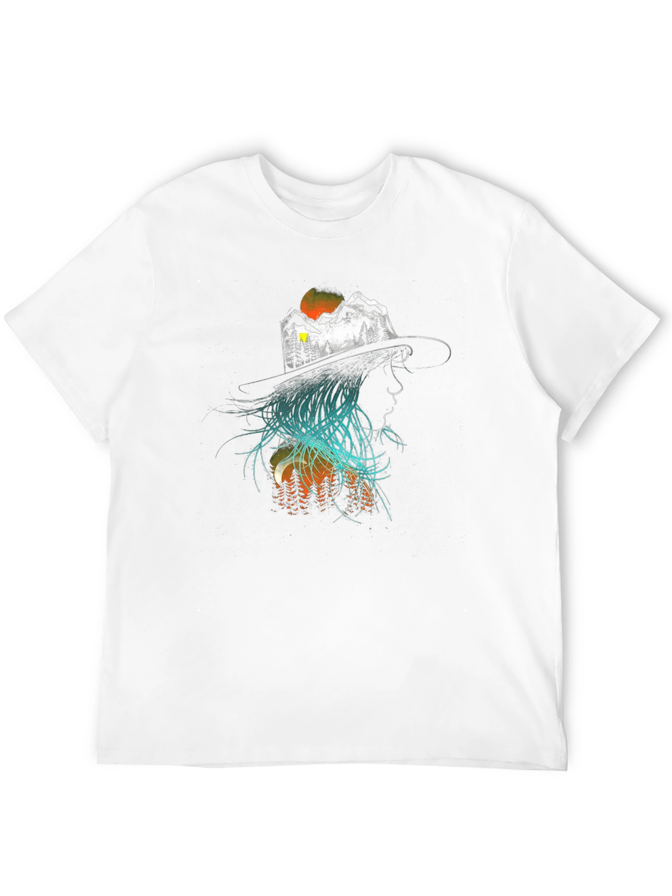 Nature Woman Graphic Tee - Black T-Shirt