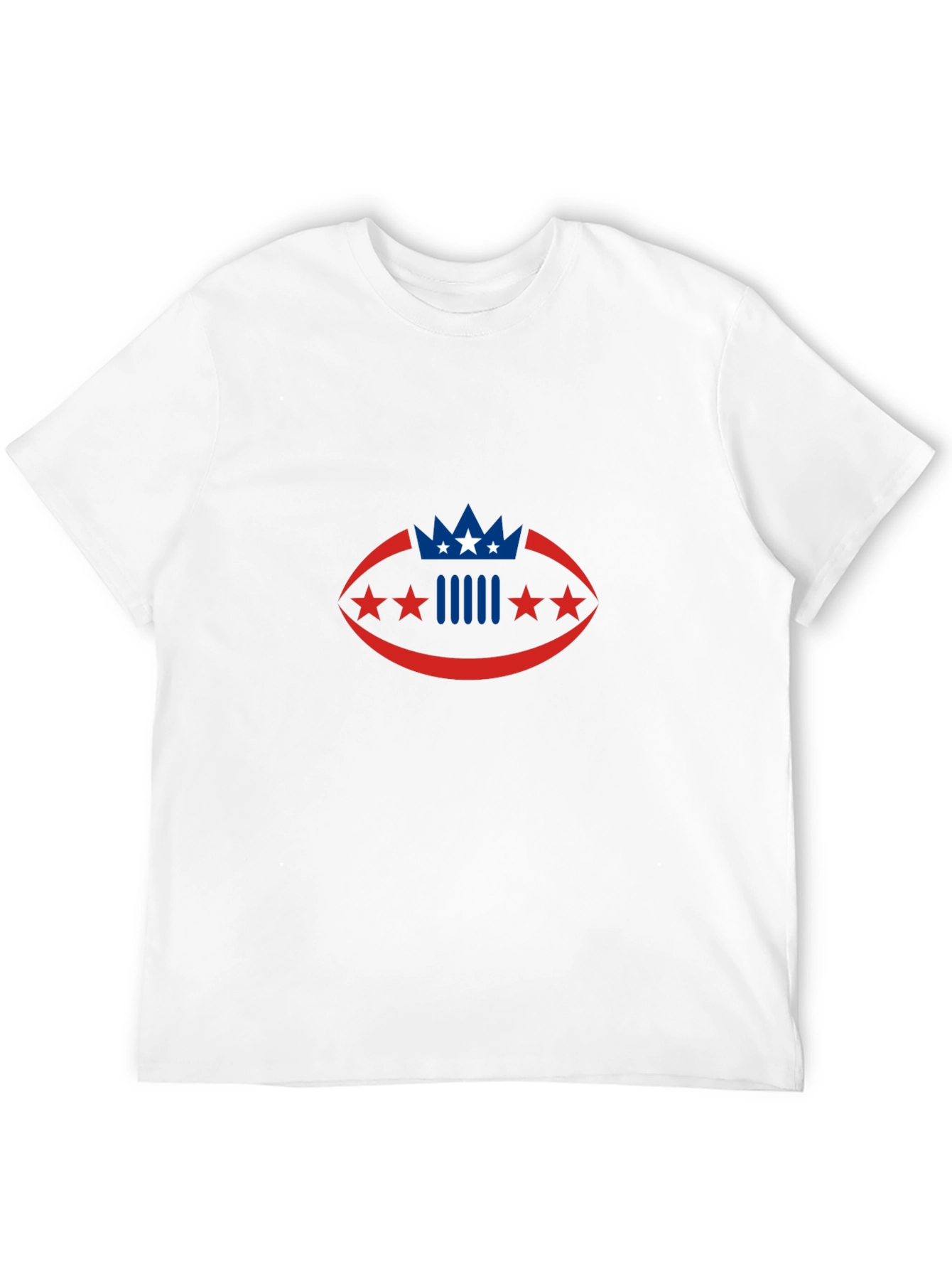 Patriotic Football Graphic T-Shirt