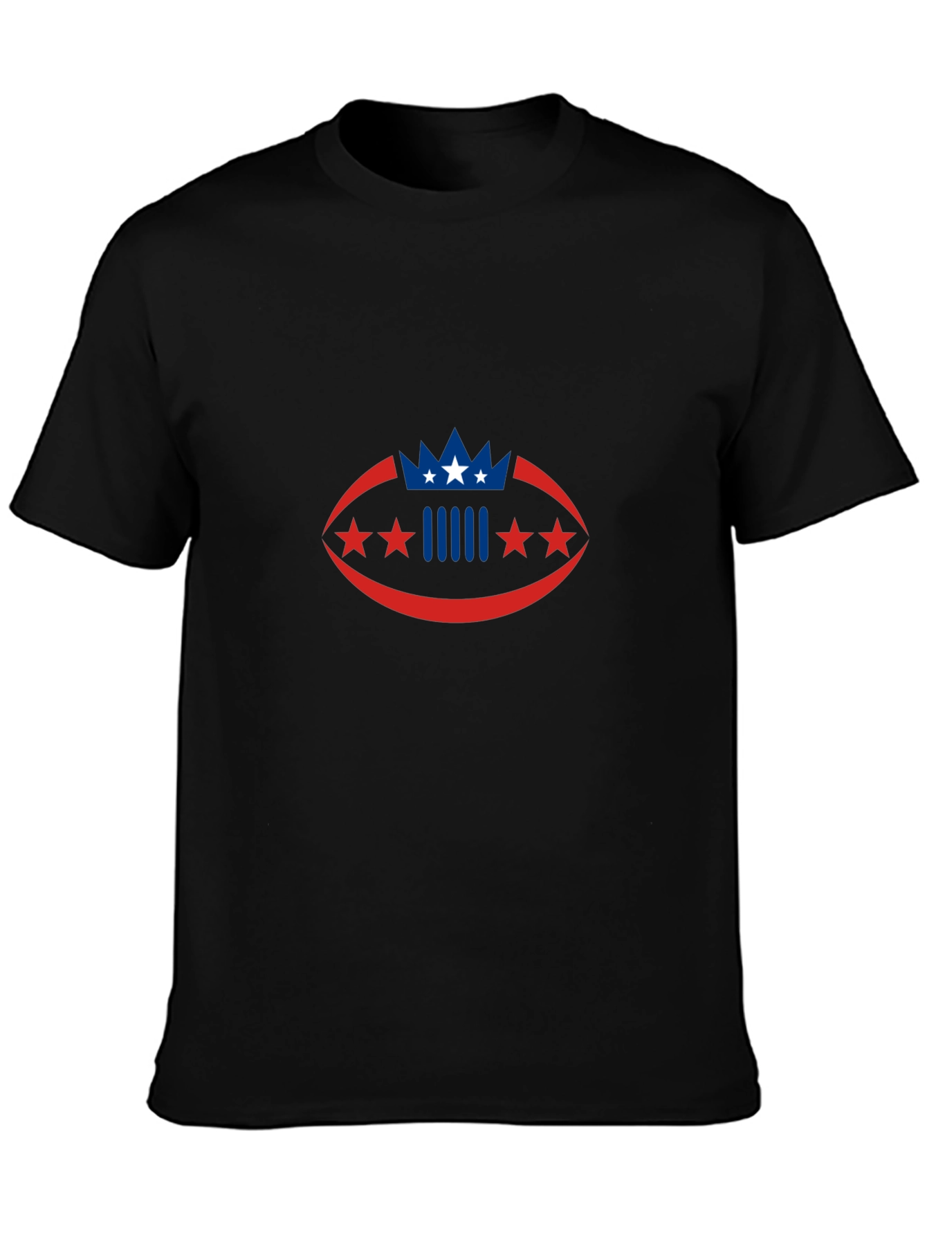 Patriotic Football Graphic T-Shirt