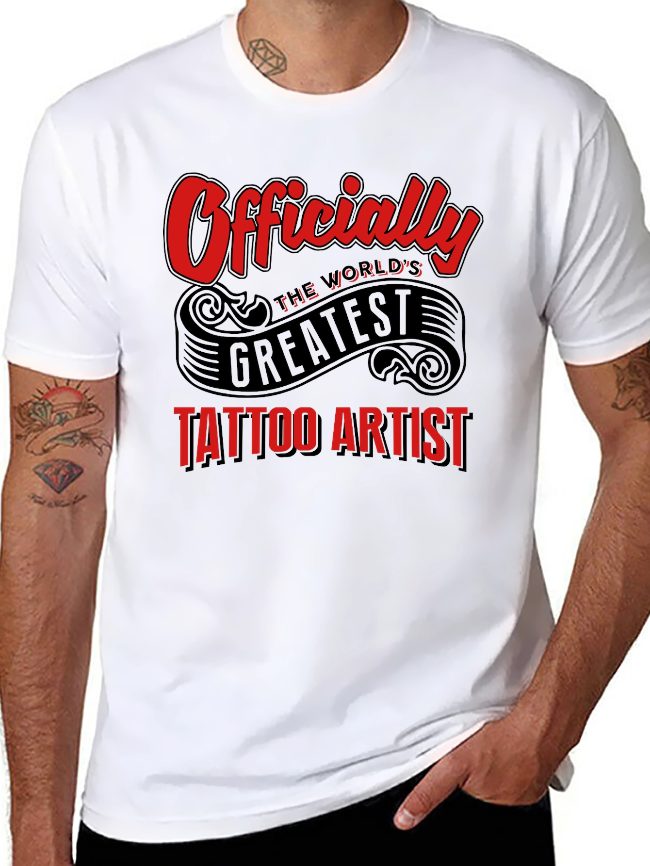 Officially The Worlds Greatest Tattoo Artist T-Shirt