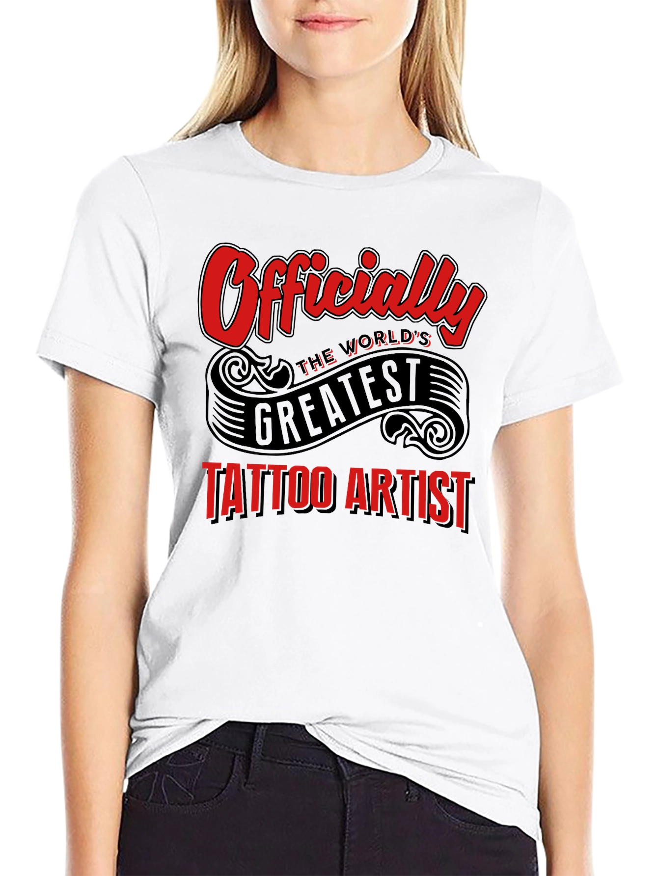 Officially The Worlds Greatest Tattoo Artist T-Shirt