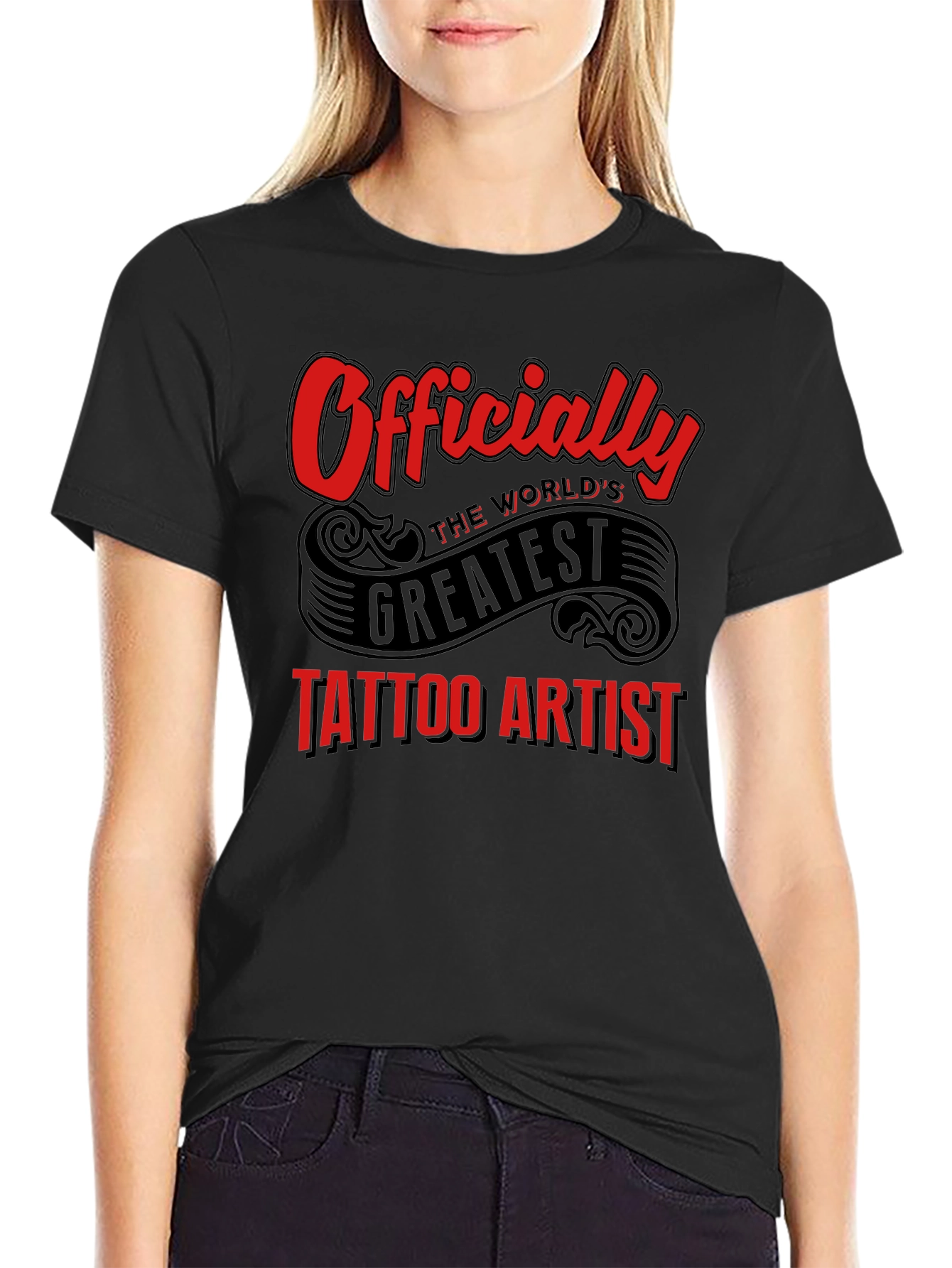 Officially The Worlds Greatest Tattoo Artist T-Shirt