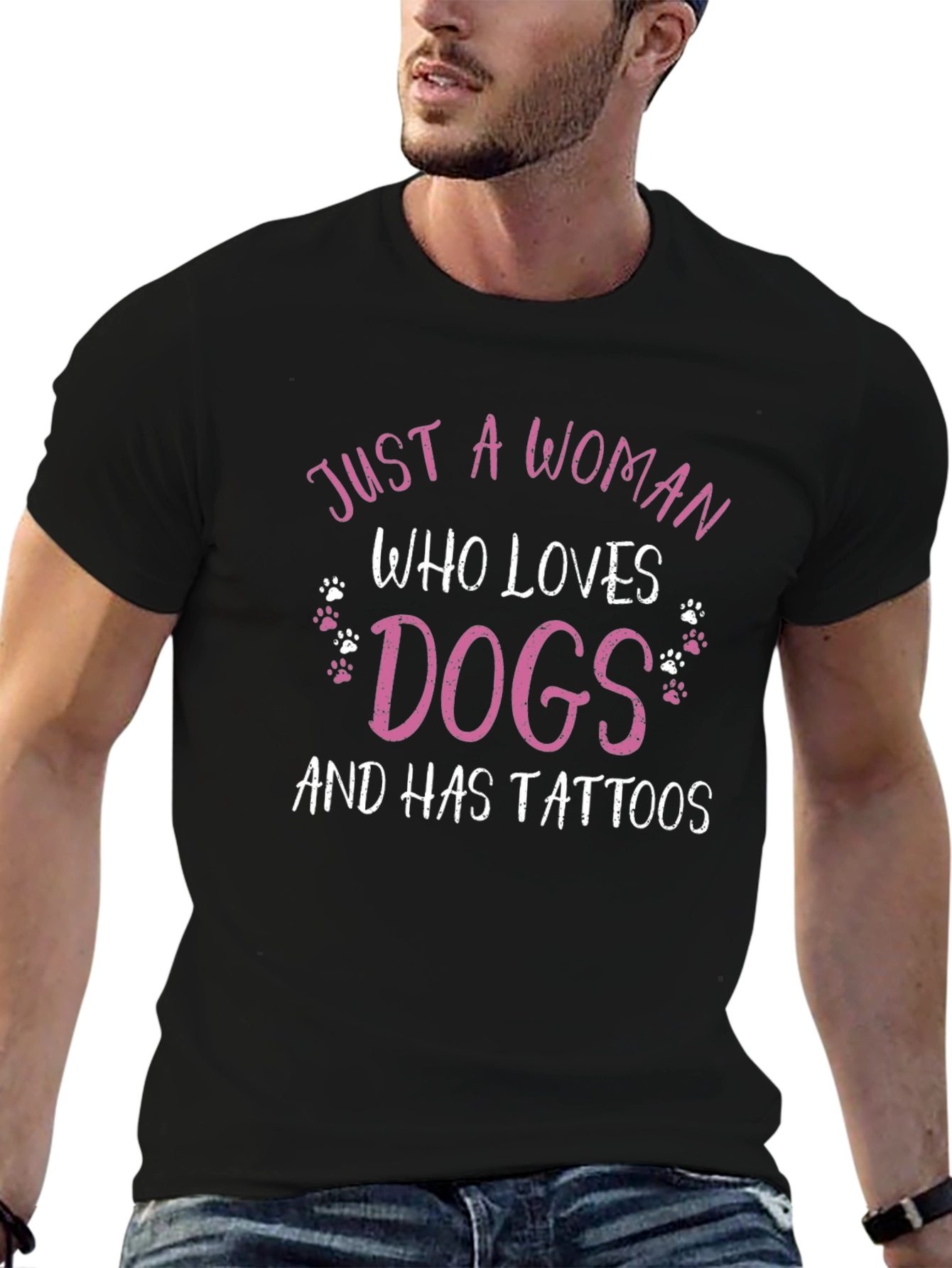 Dog Lover Tattoo T-Shirt - Womens Graphic Tee