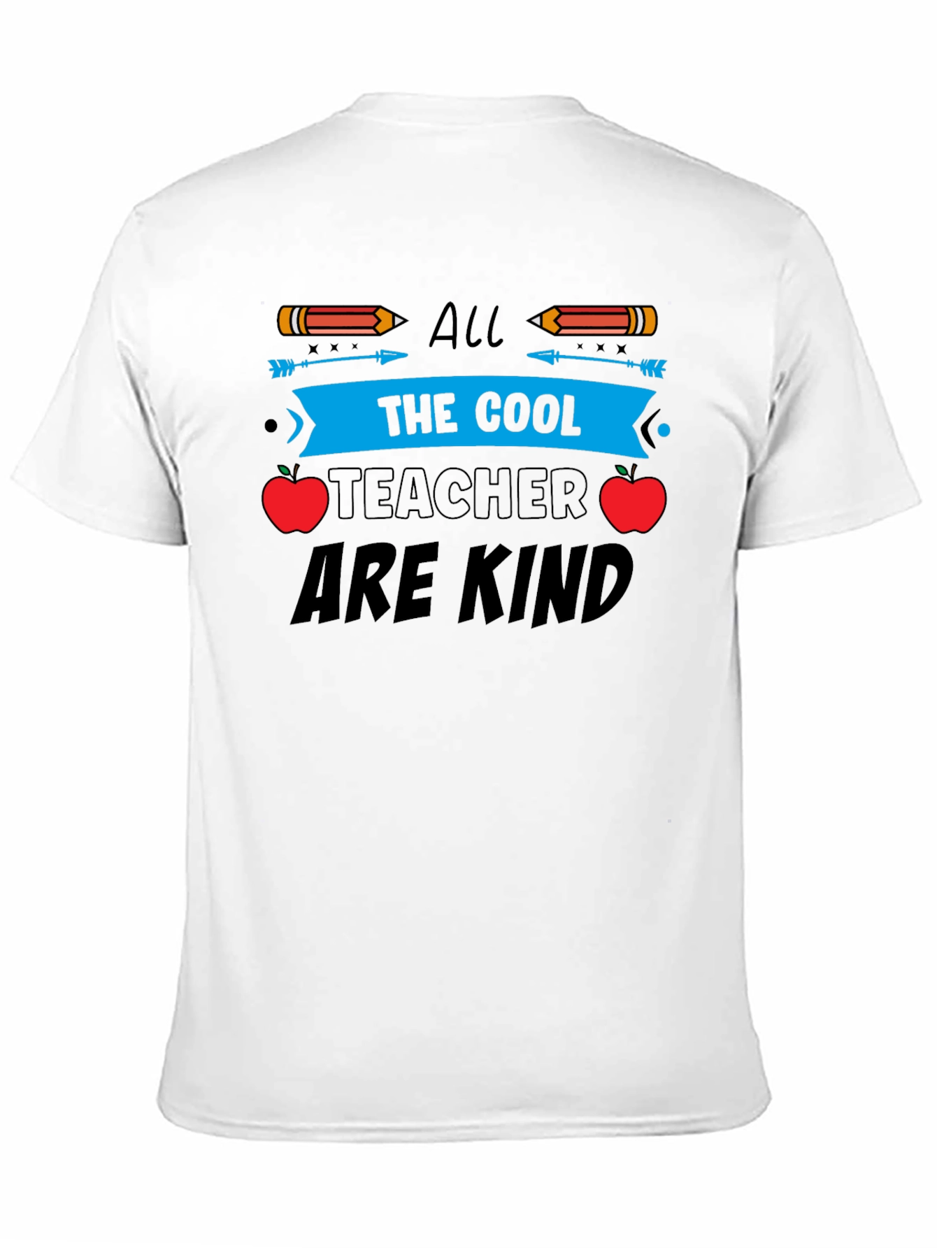Cool Teacher Are Kind Black Graphic Tee