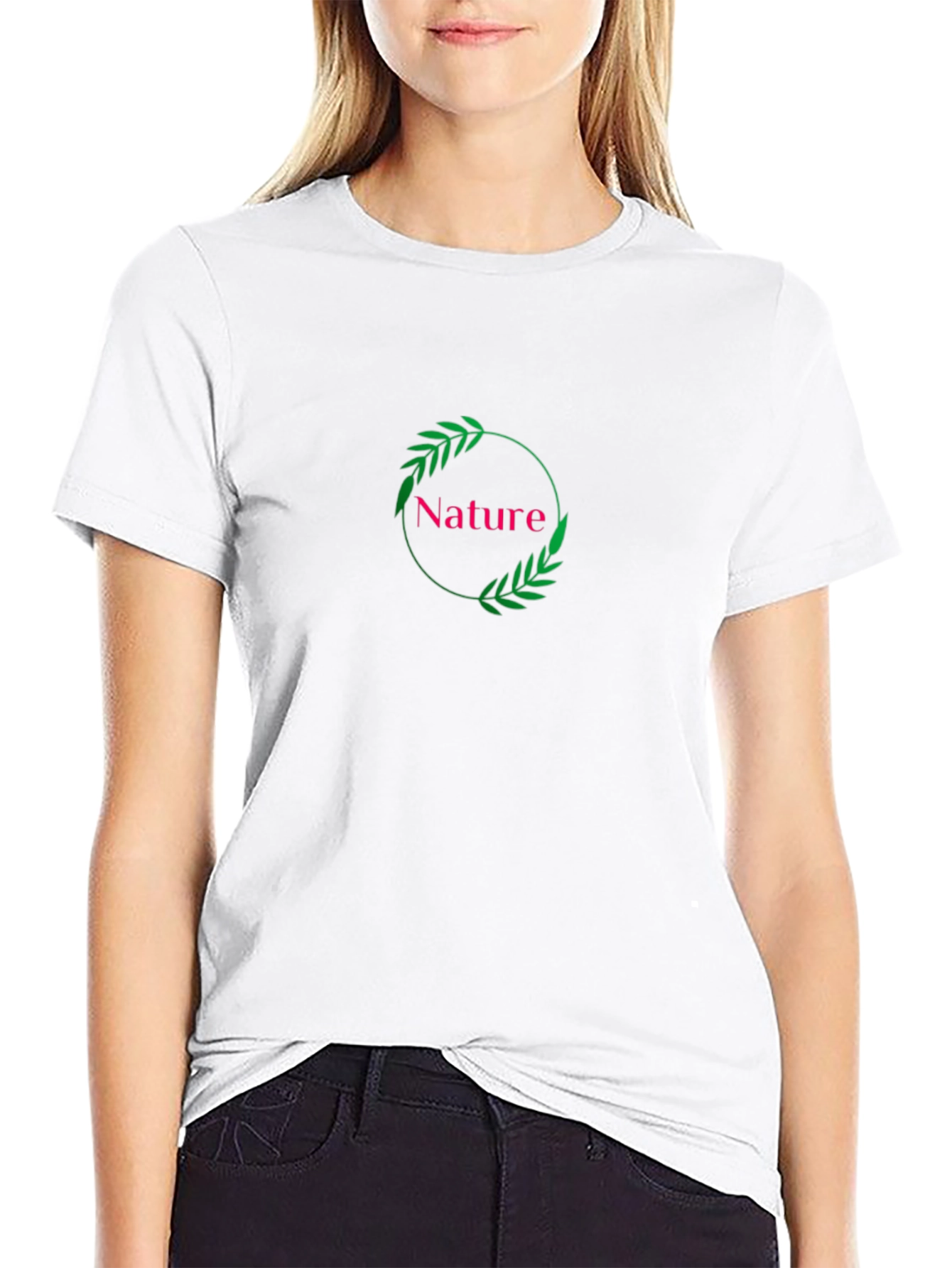 Nature Graphic Black T-Shirt