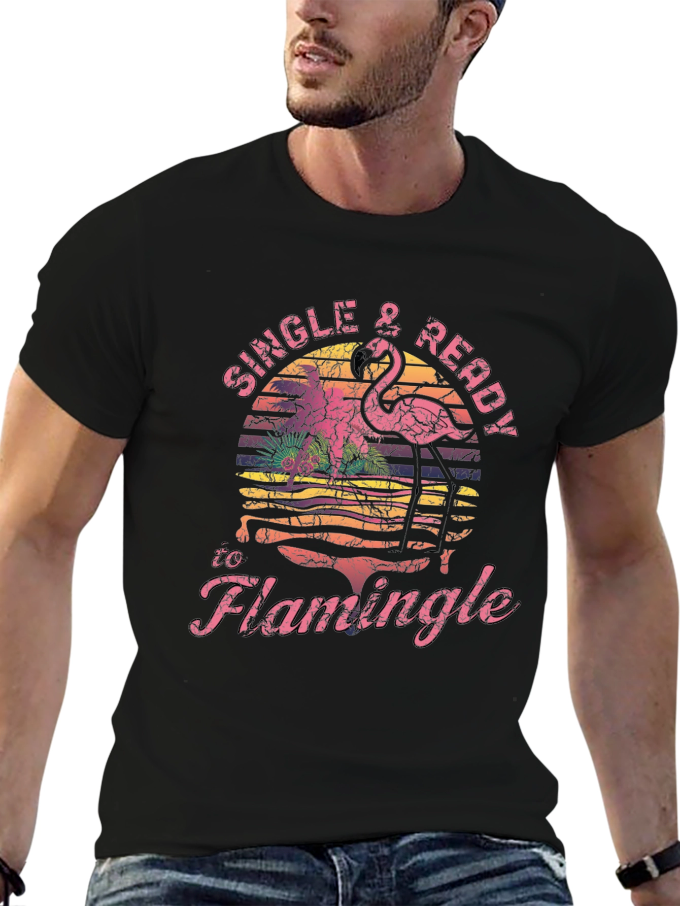 Single & Ready to Flamingo T-Shirt