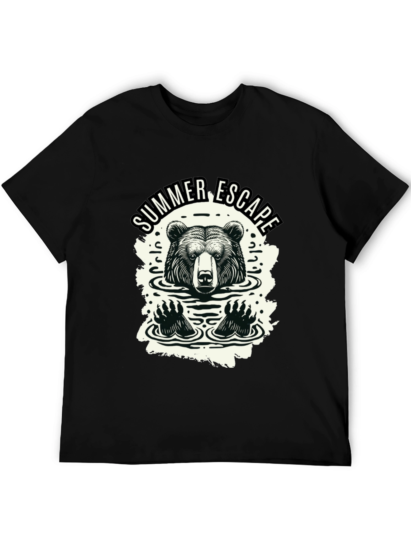 Summer Escape Bear Graphic Tee
