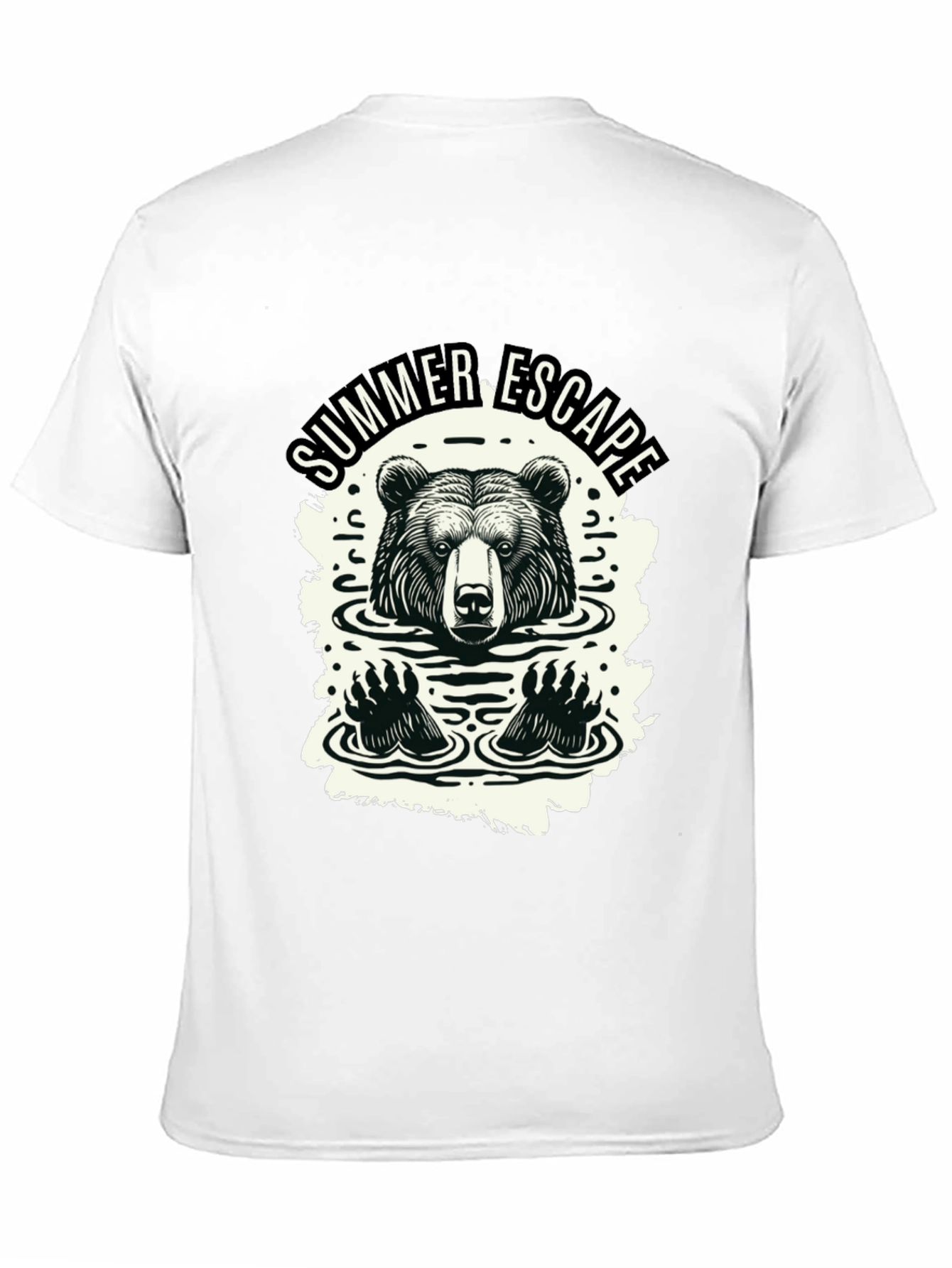 Summer Escape Bear Graphic Tee