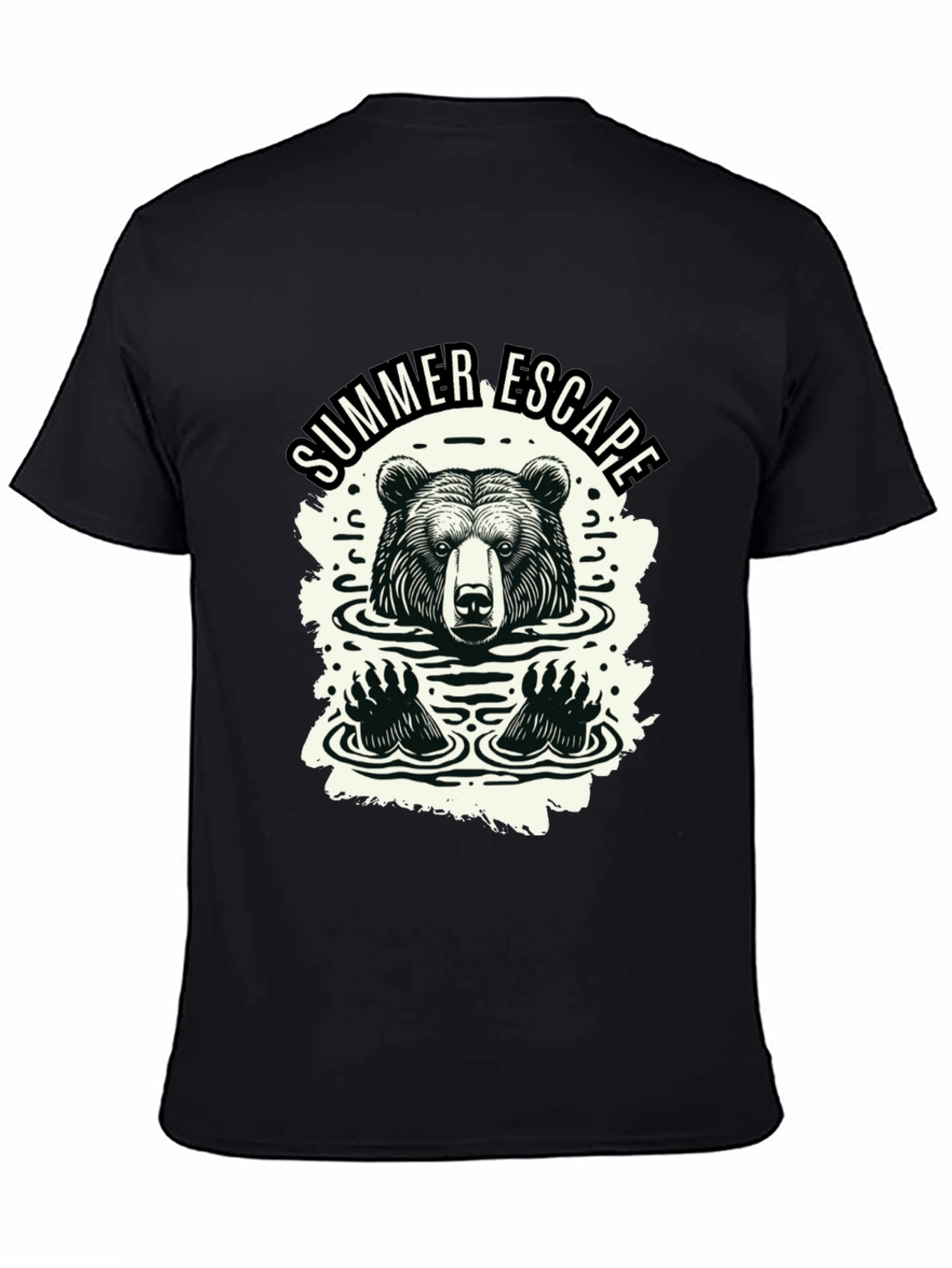 Summer Escape Bear Graphic Tee