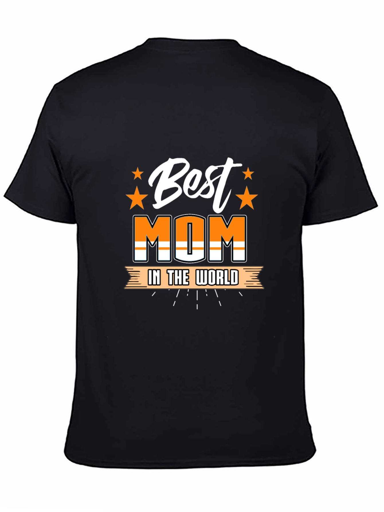 Best Mom T-Shirt - Graphic Print Tee