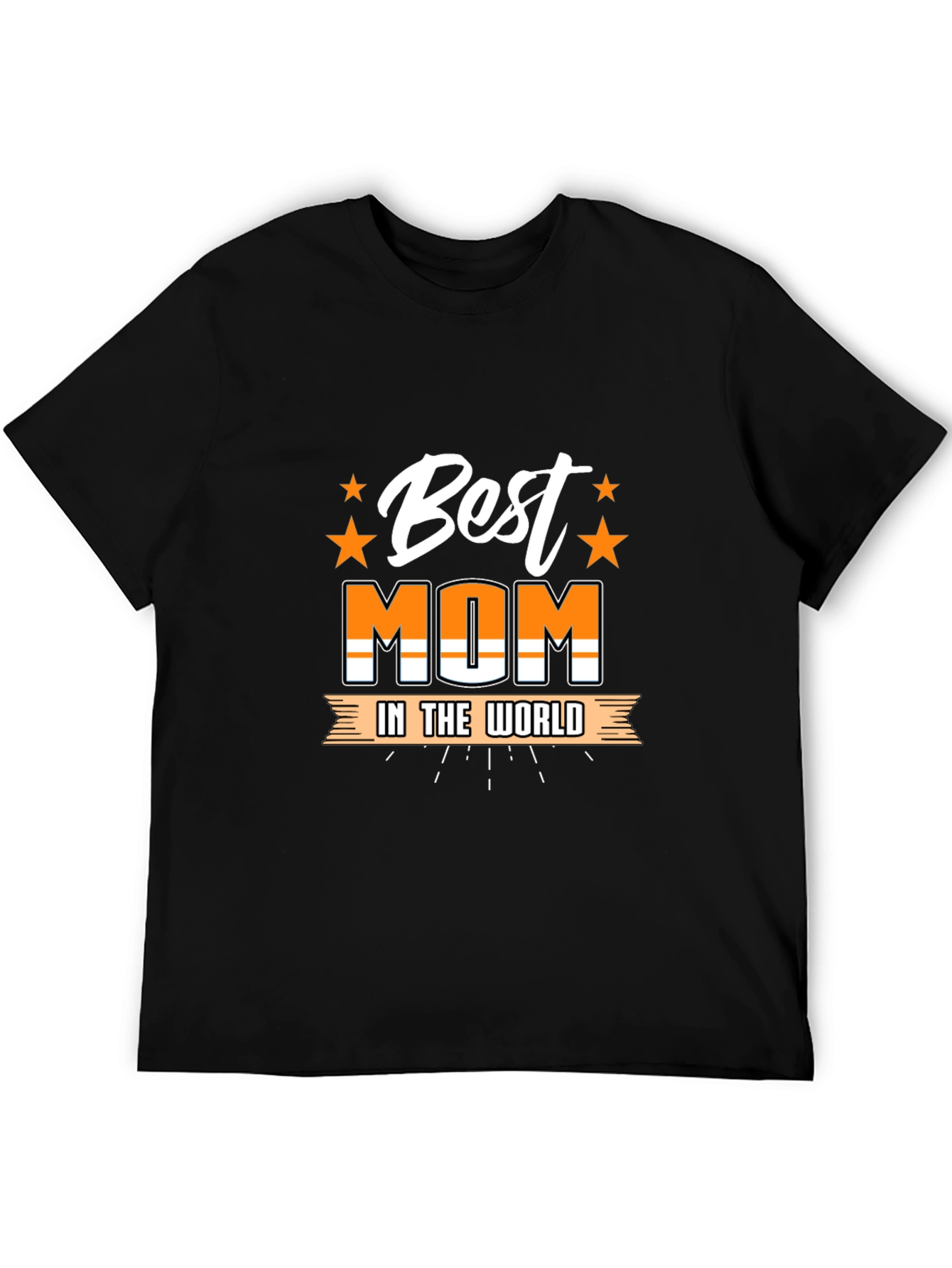 Best Mom T-Shirt - Graphic Print Tee