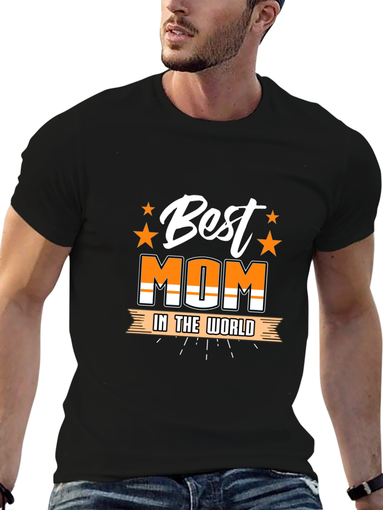 Best Mom T-Shirt - Graphic Print Tee