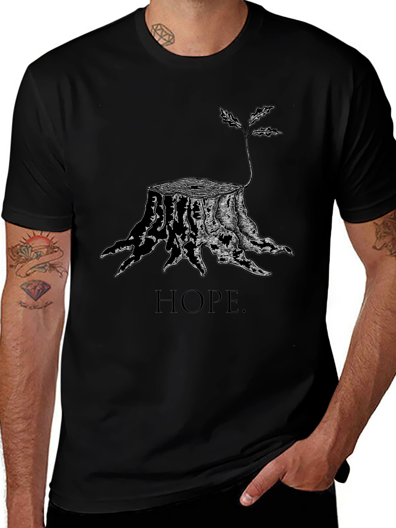 HOPE Tree Stump Graphic Tee