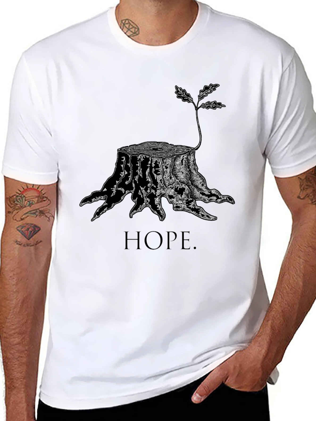 HOPE Tree Stump Graphic Tee