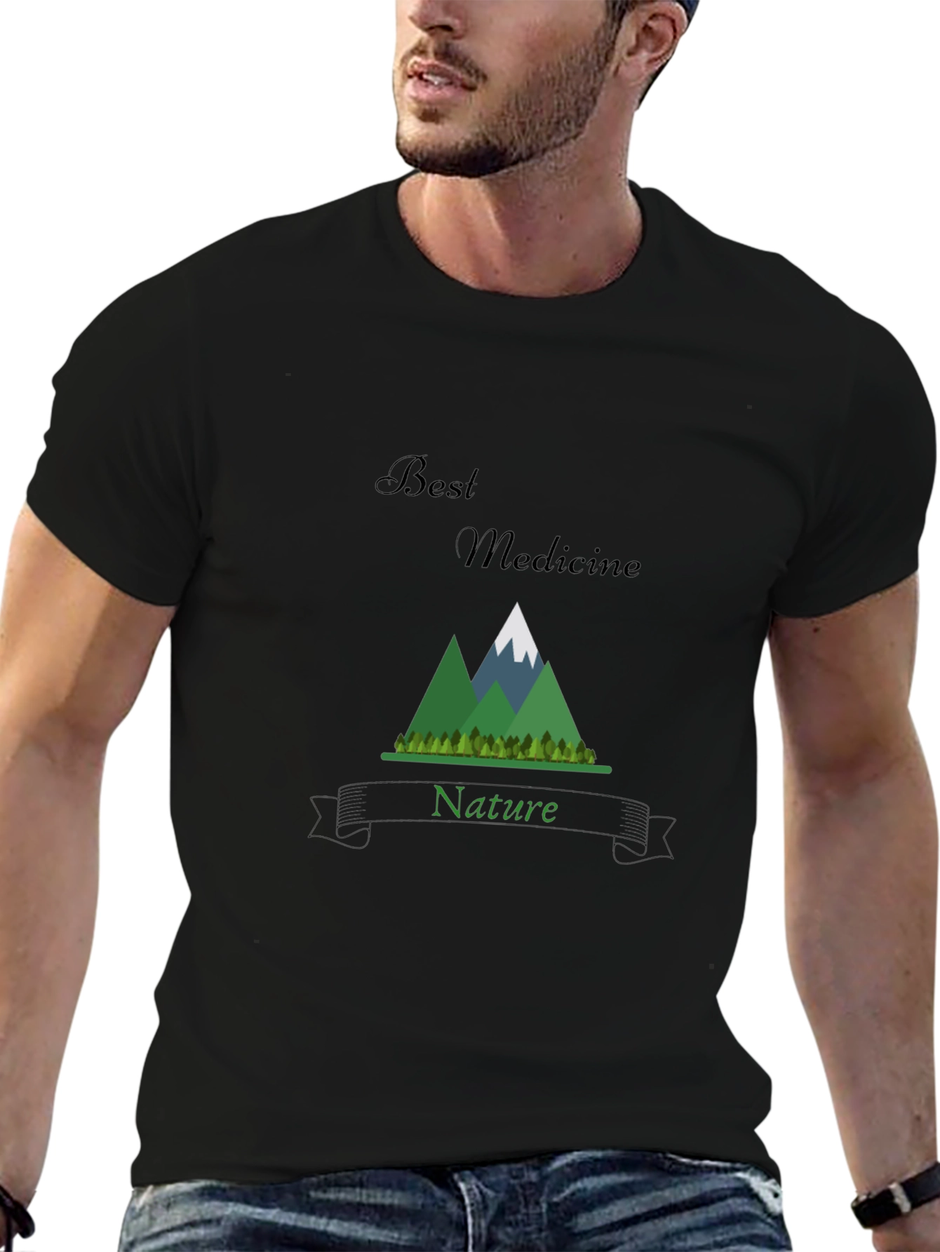 Best Medicine Nature Graphic T-Shirt