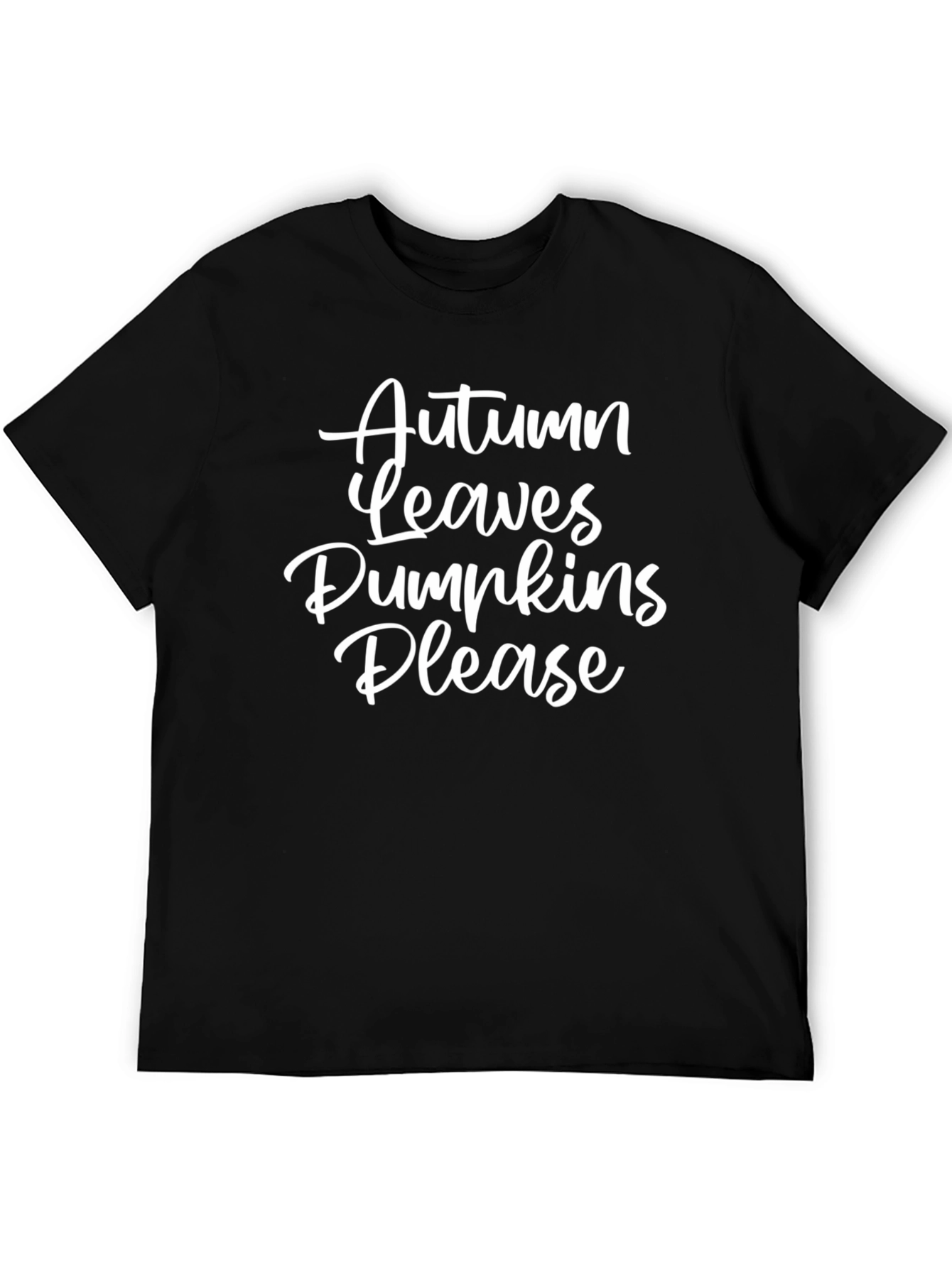 Autumn Leaves Pumpkins Please T-Shirt