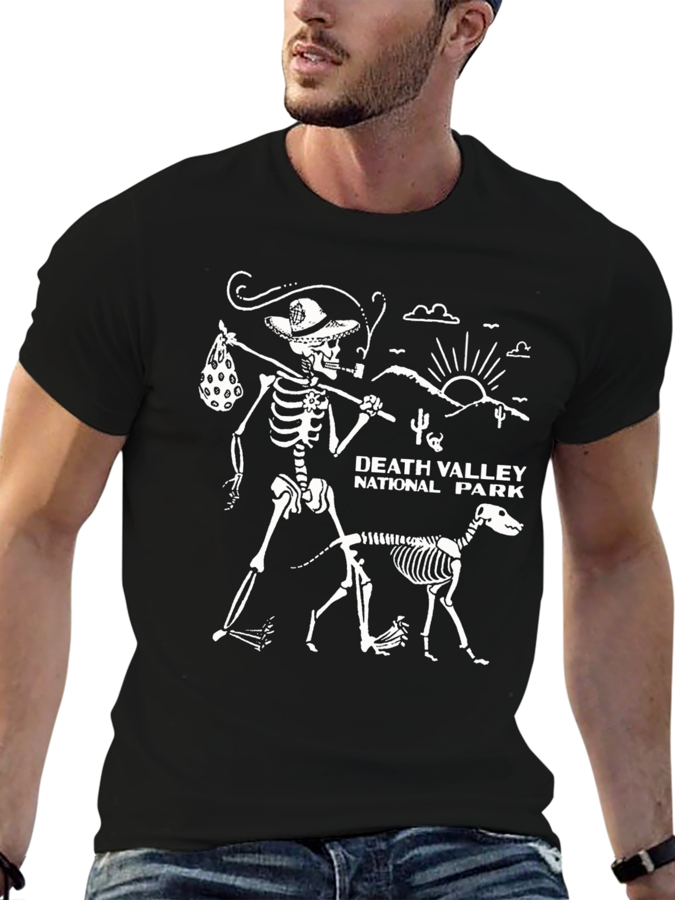 Death Valley National Park Skeleton T-Shirt