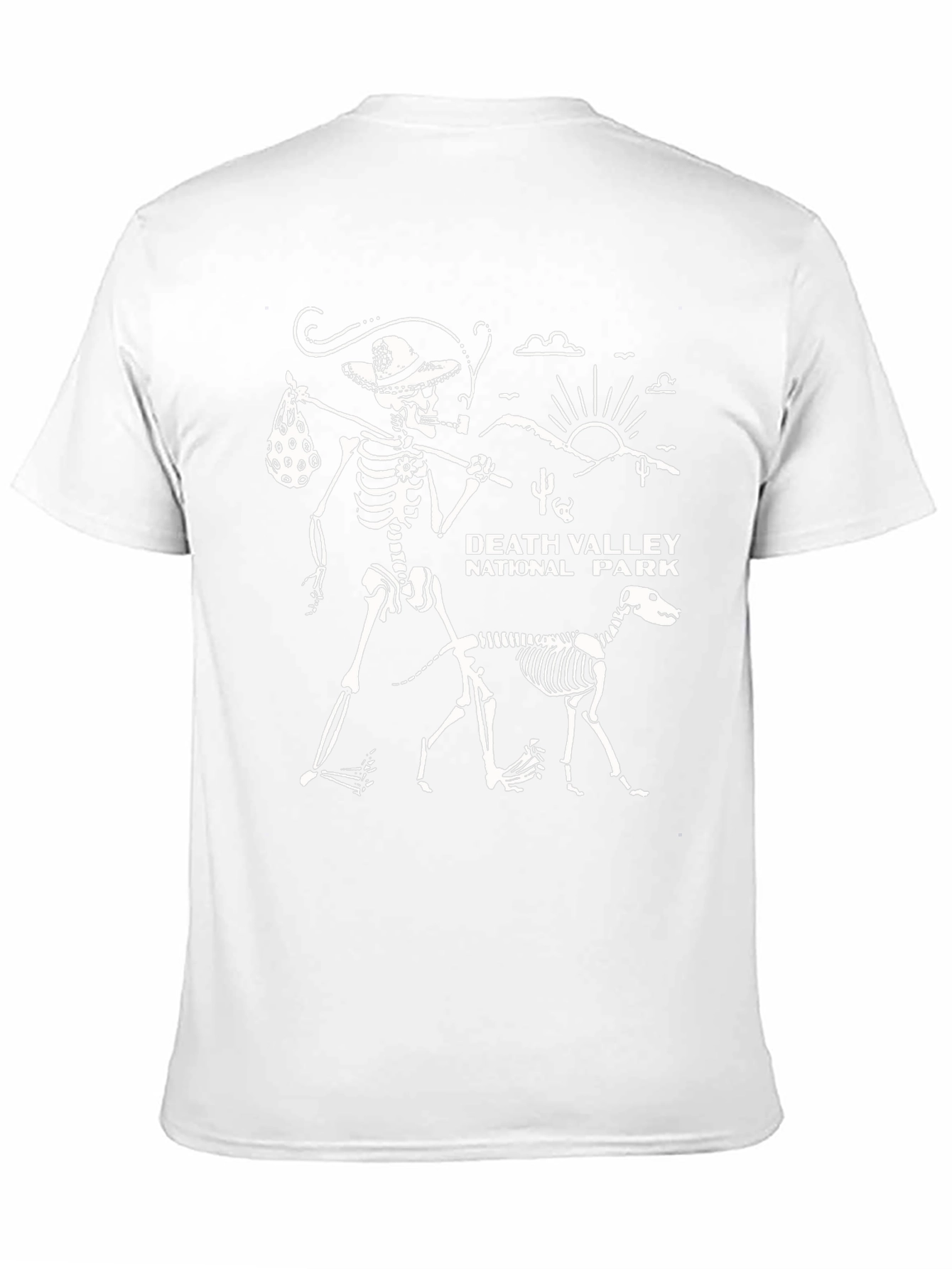 Death Valley National Park Skeleton T-Shirt