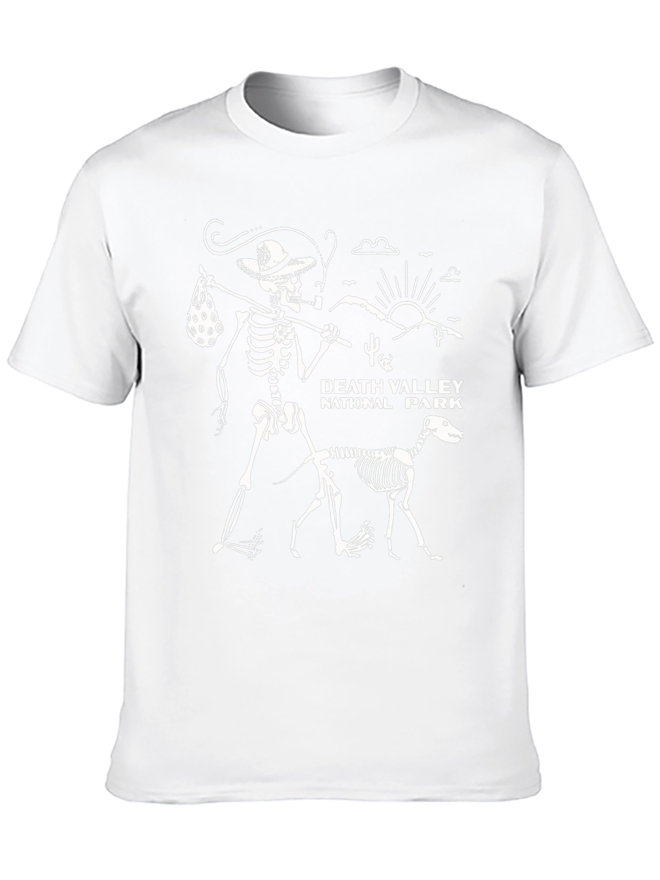 Death Valley National Park Skeleton T-Shirt