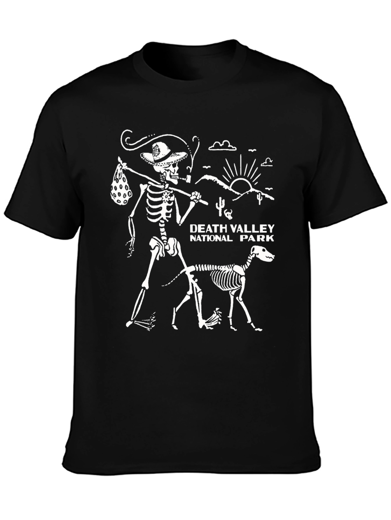 Death Valley National Park Skeleton T-Shirt