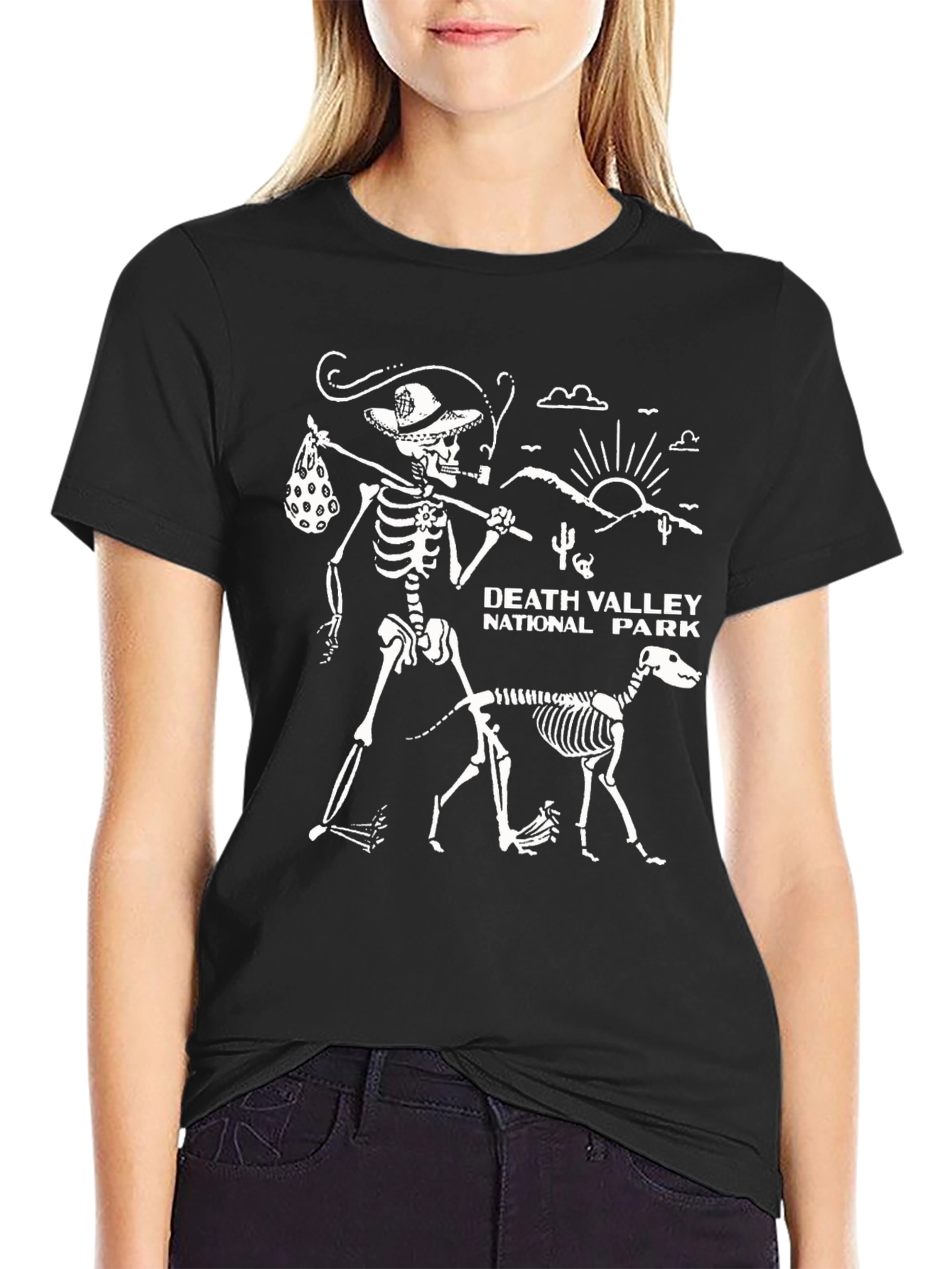 Death Valley National Park Skeleton T-Shirt