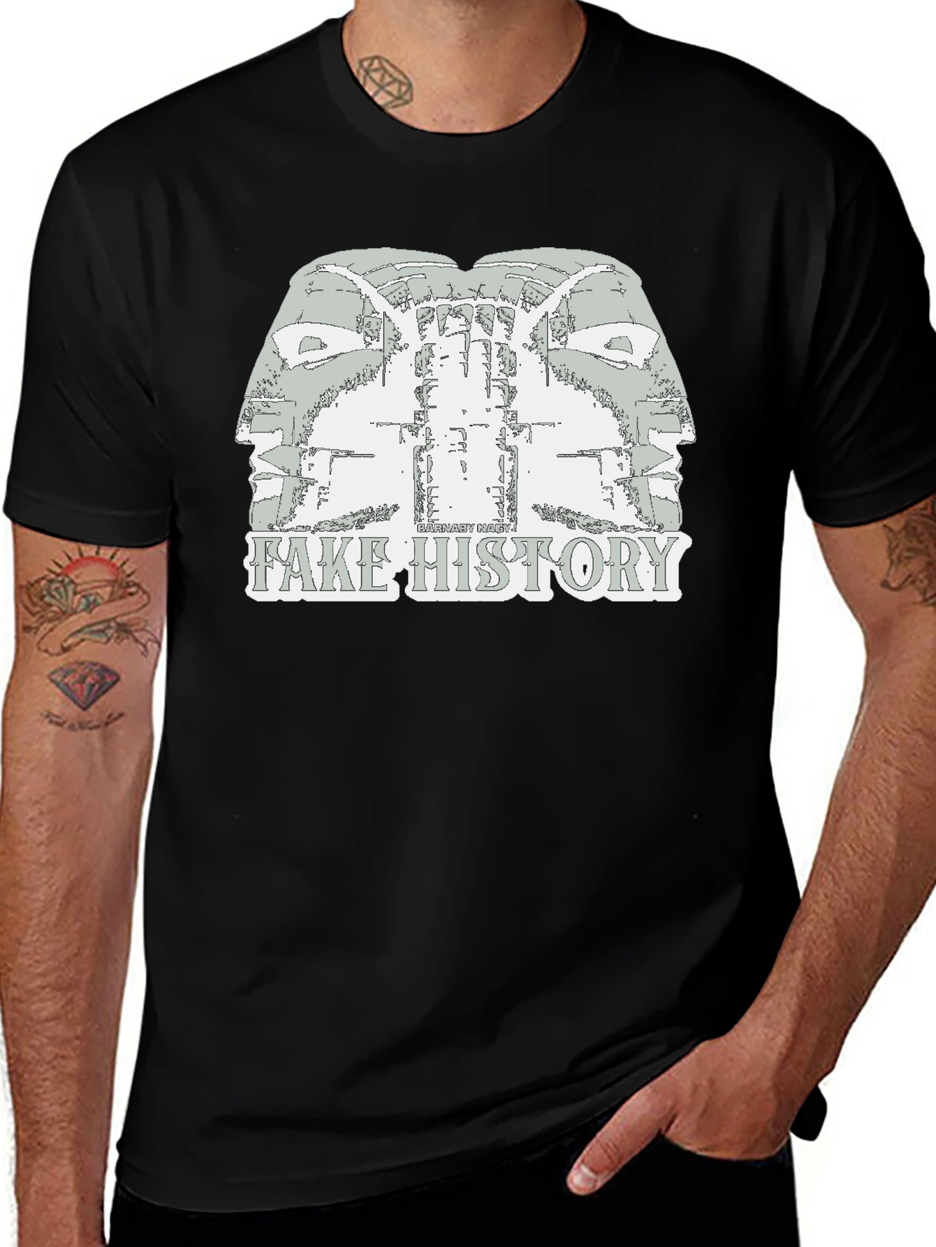 Fake History Graphic T-Shirt
