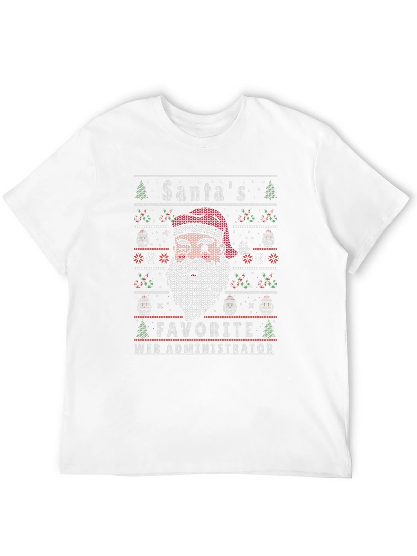 Santas Favorite Web Administrator Christmas Sweater T-Shirt