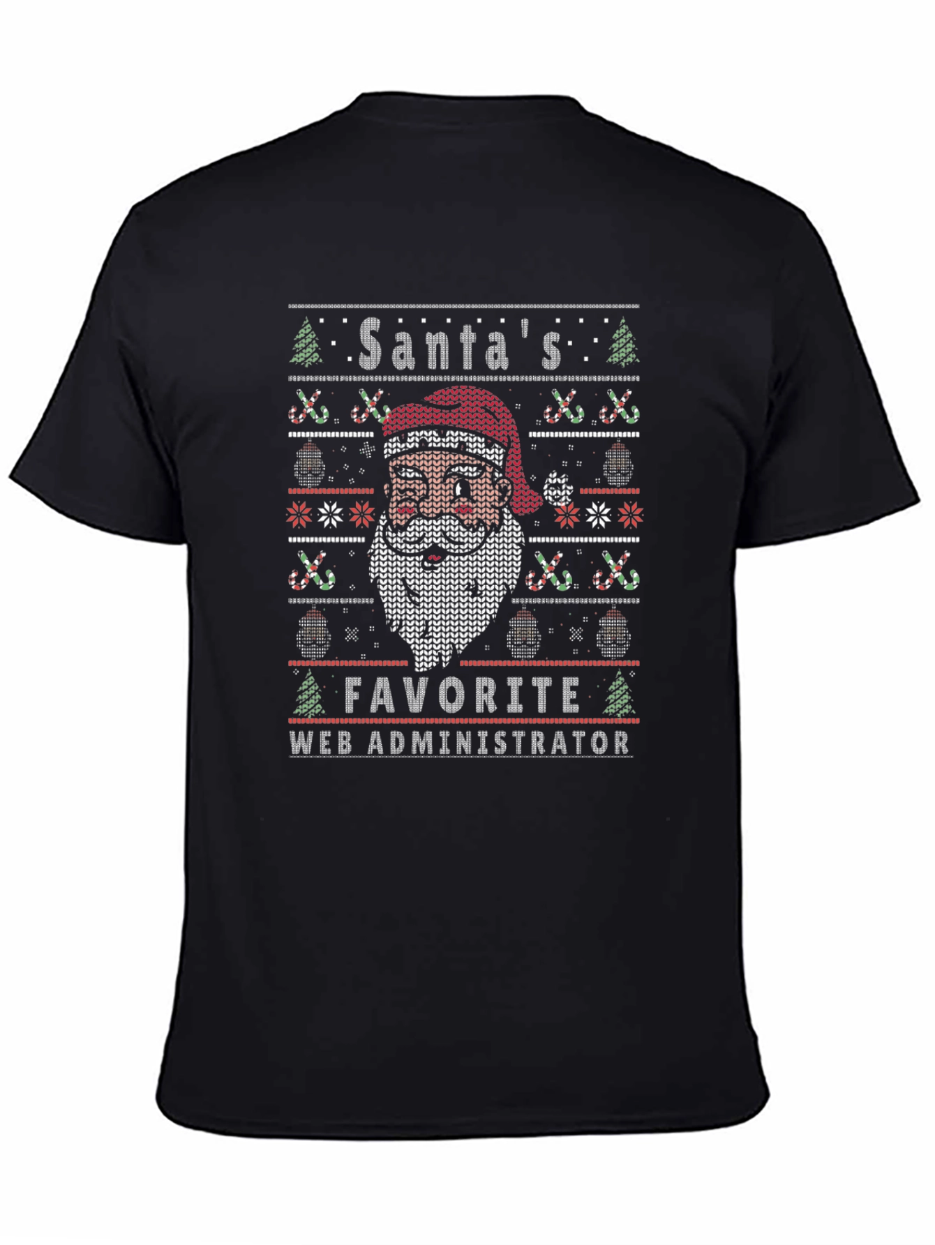 Santas Favorite Web Administrator Christmas Sweater T-Shirt