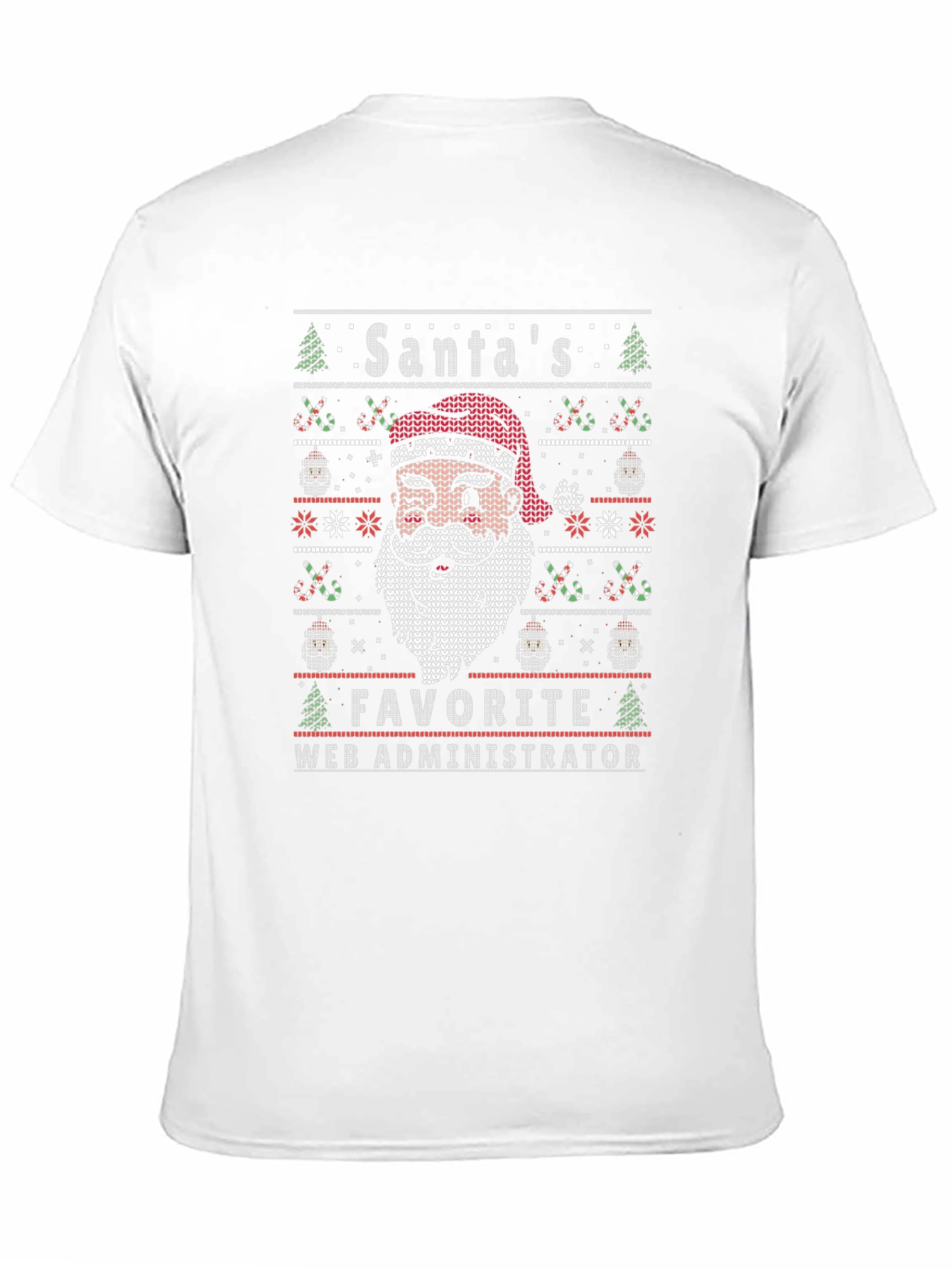 Santas Favorite Web Administrator Christmas Sweater T-Shirt