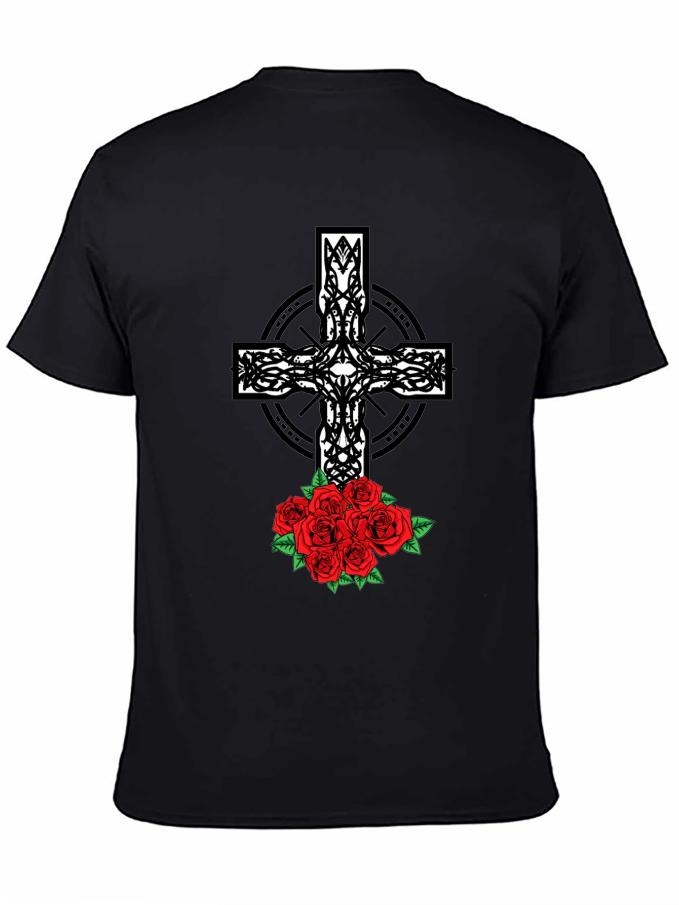 Cross & Roses Graphic Tee