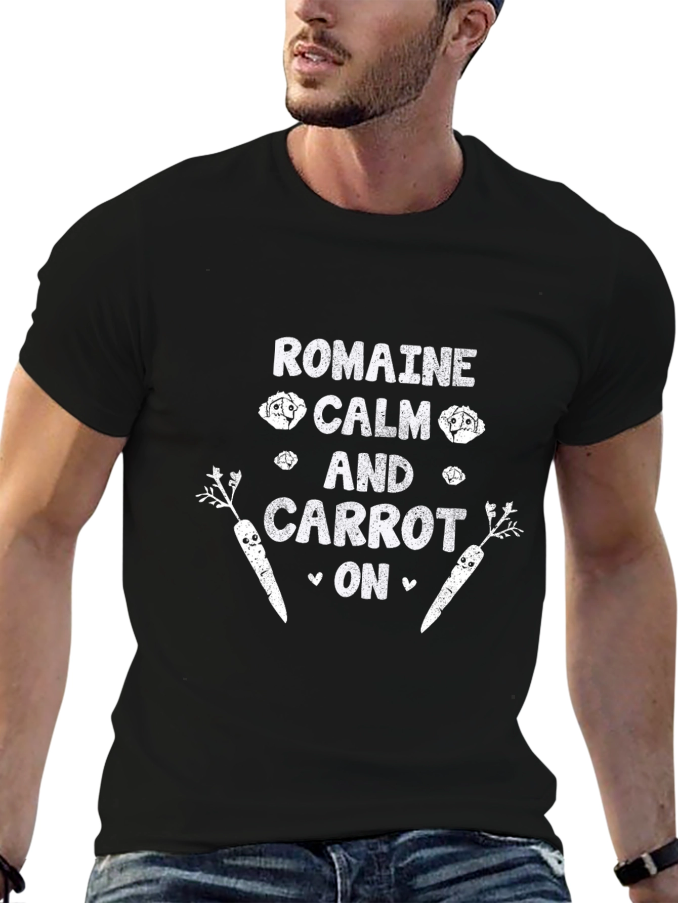 Romaine Calm and Carrot On Graphic Tee