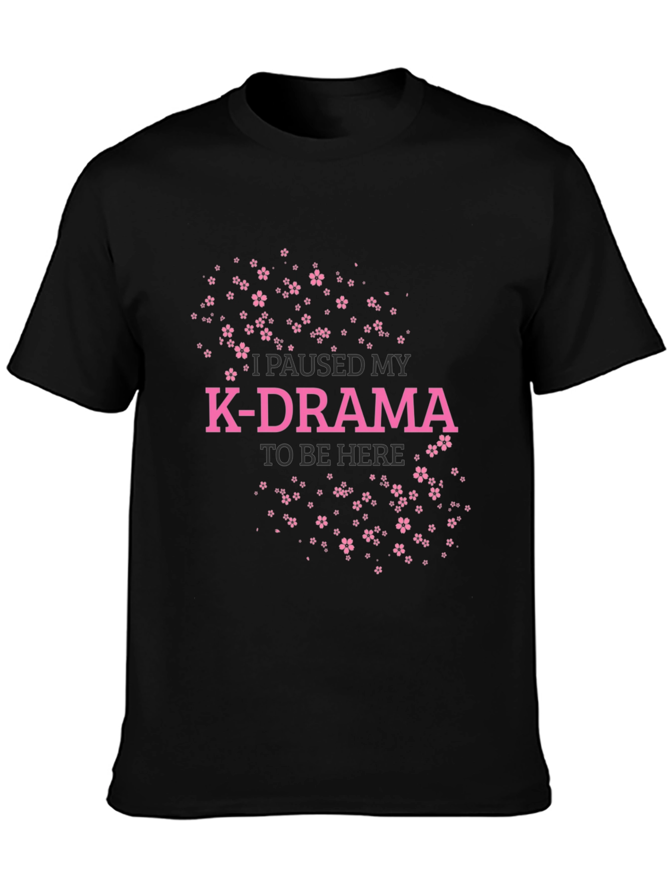 K-Drama Paused Cherry Blossom Tee