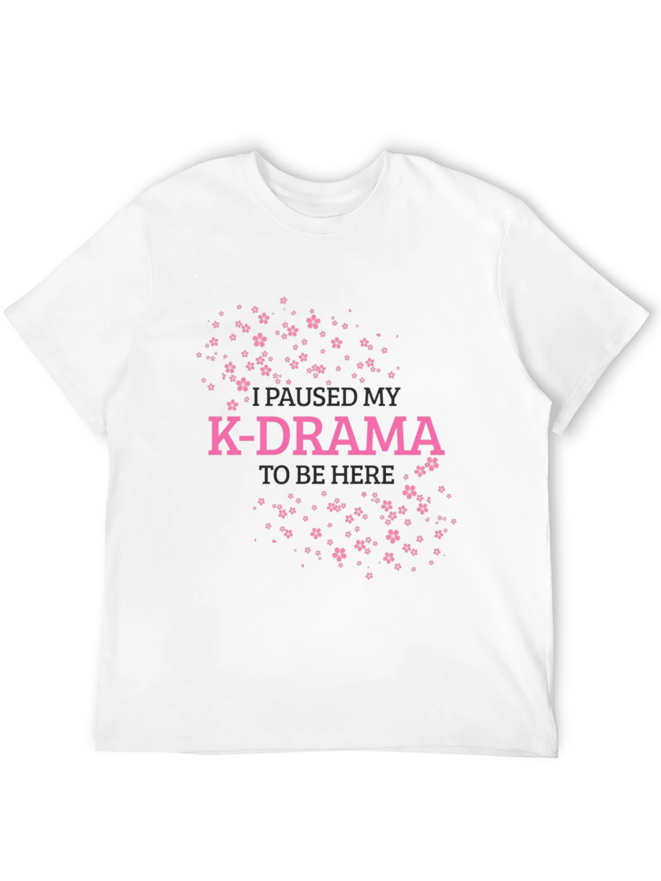 K-Drama Paused Cherry Blossom Tee