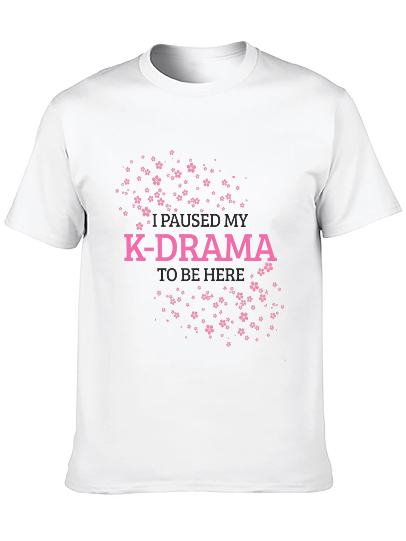 K-Drama Paused Cherry Blossom Tee