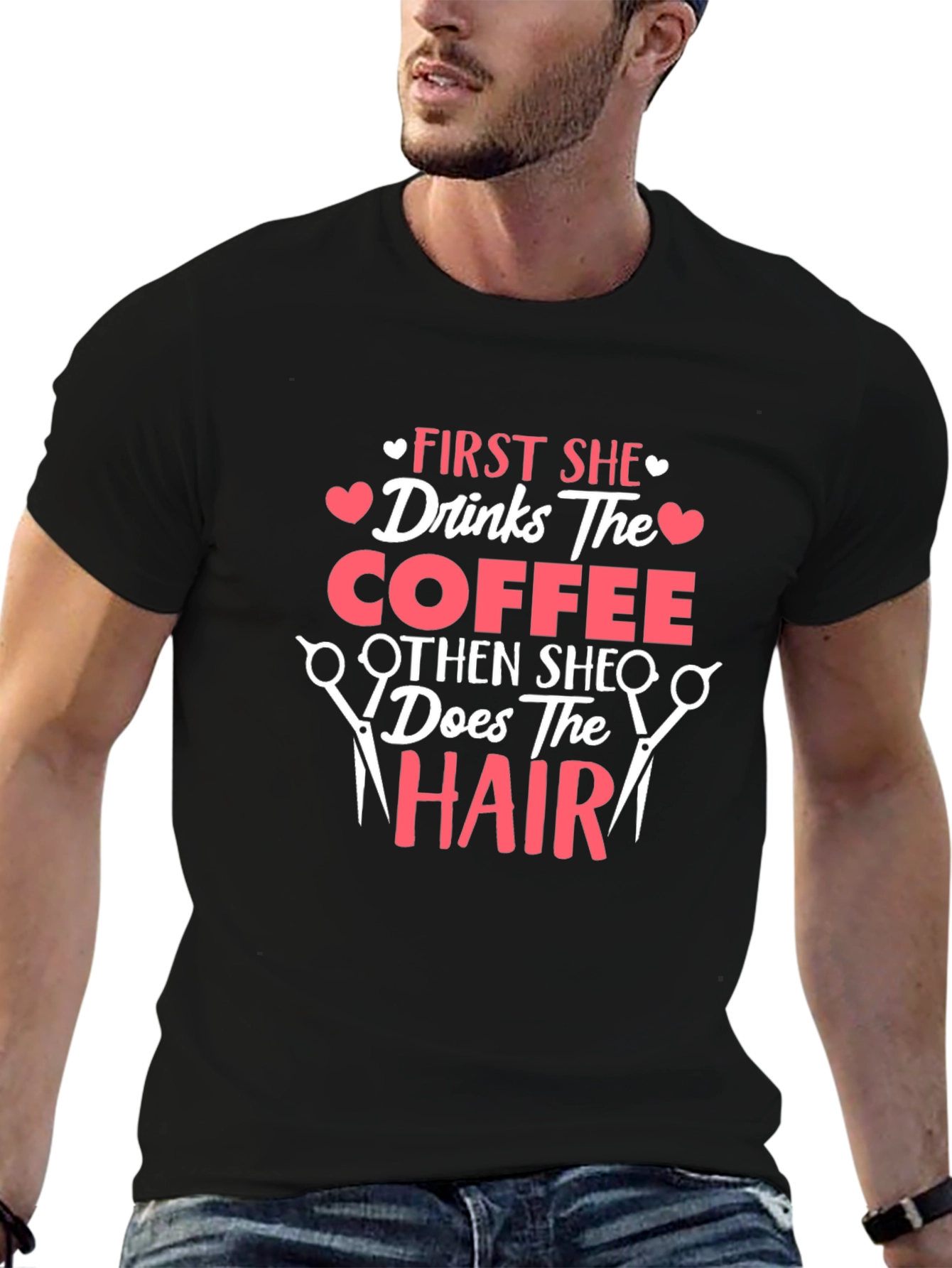 Coffee & Hair Stylist T-Shirt