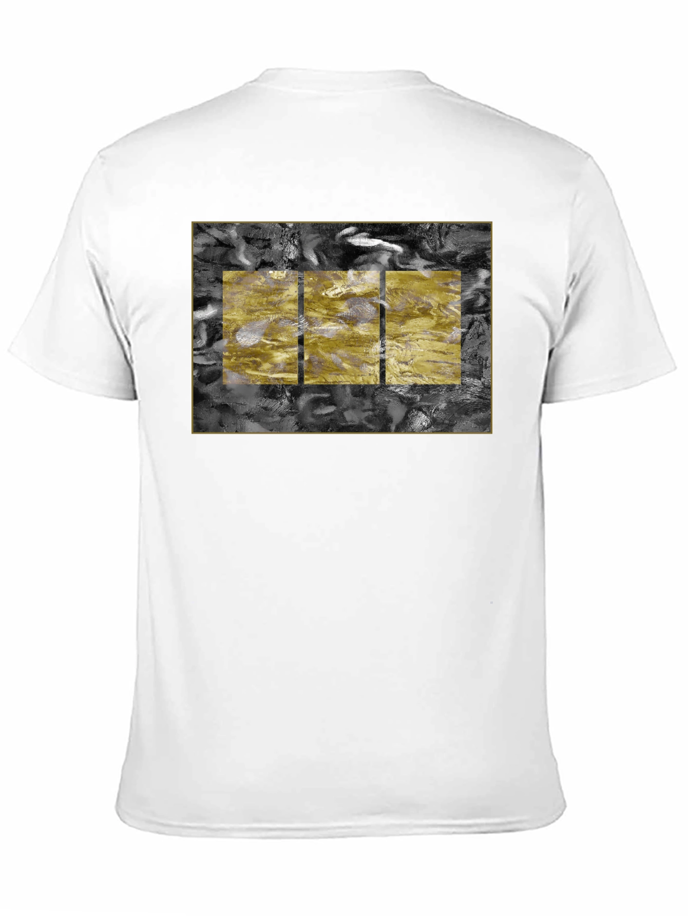 Abstract Art Tee - Black Cotton Blend