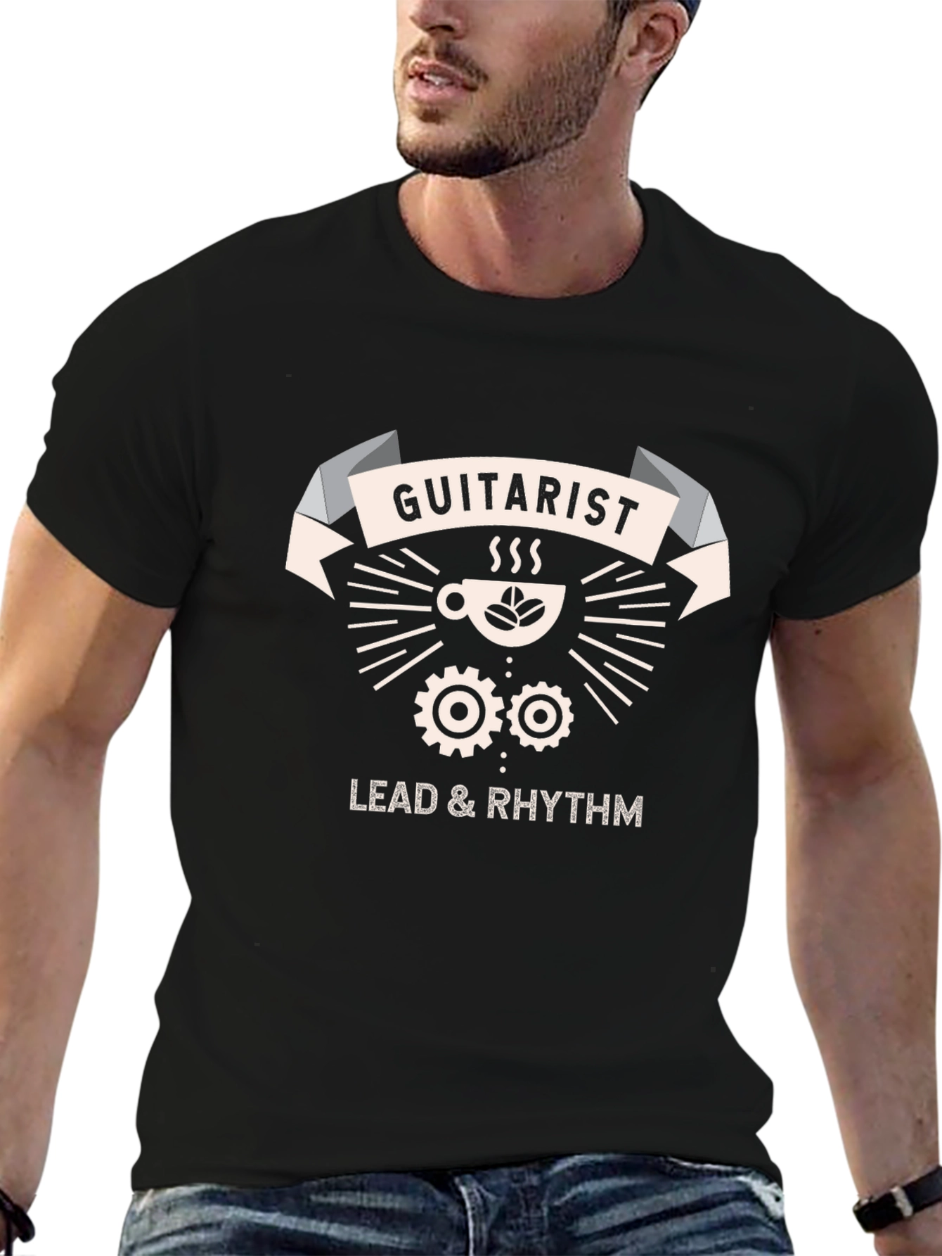 Guitarist Lead & Rhythm Coffee T-Shirt