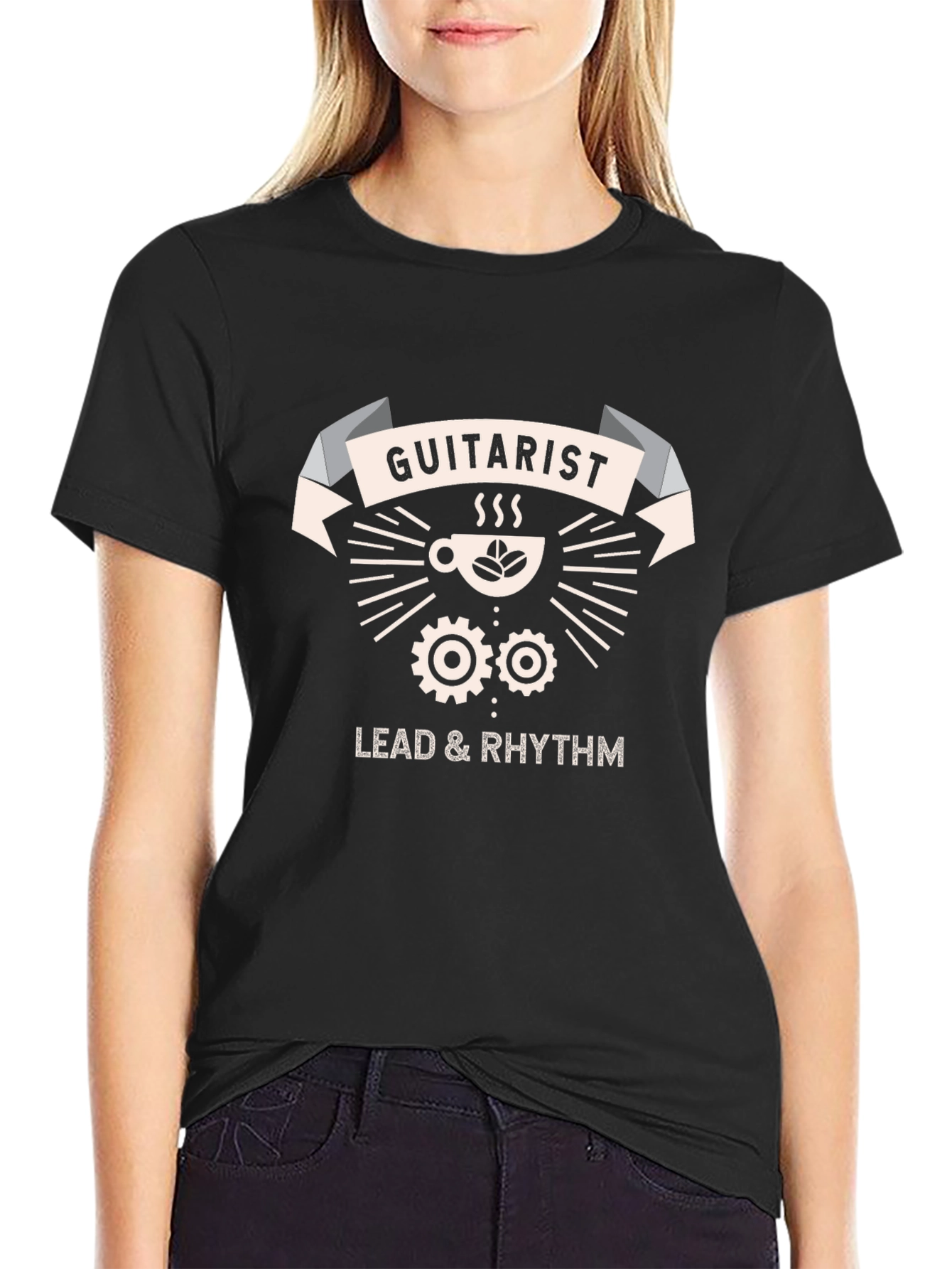 Guitarist Lead & Rhythm Coffee T-Shirt