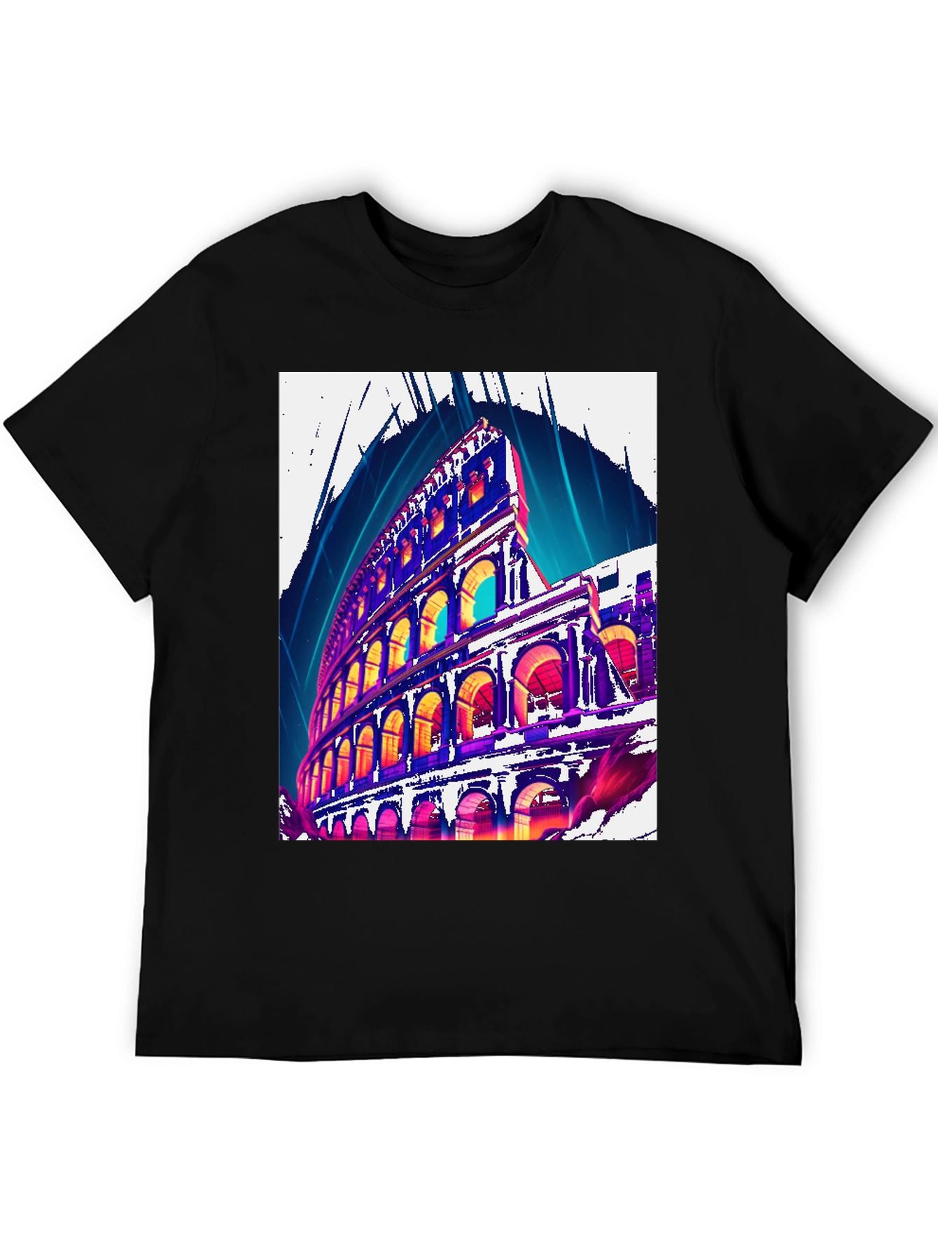 Colosseum Graphic Tee - Rome Landmark T-Shirt